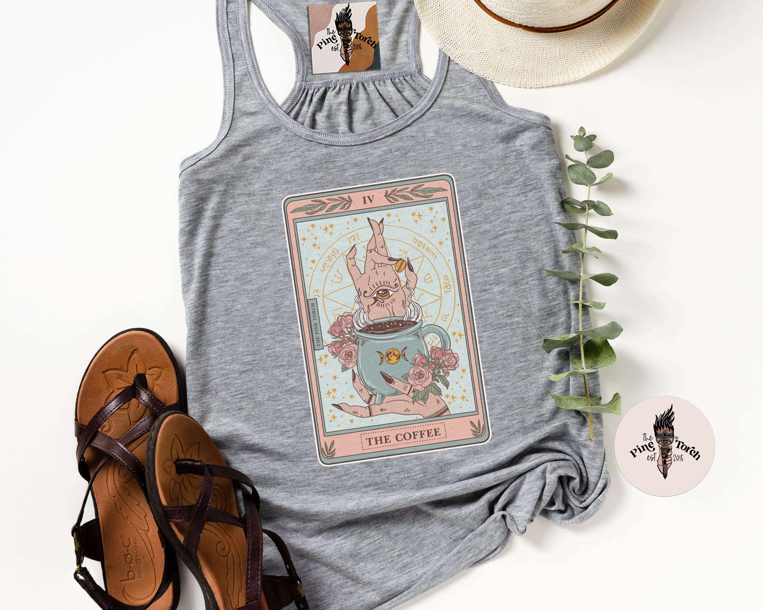 THE COFFEE // FLOWY RACERBACK TANK