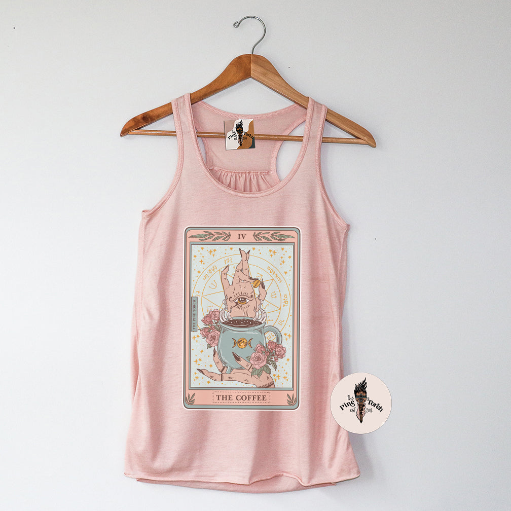 THE COFFEE // FLOWY RACERBACK TANK