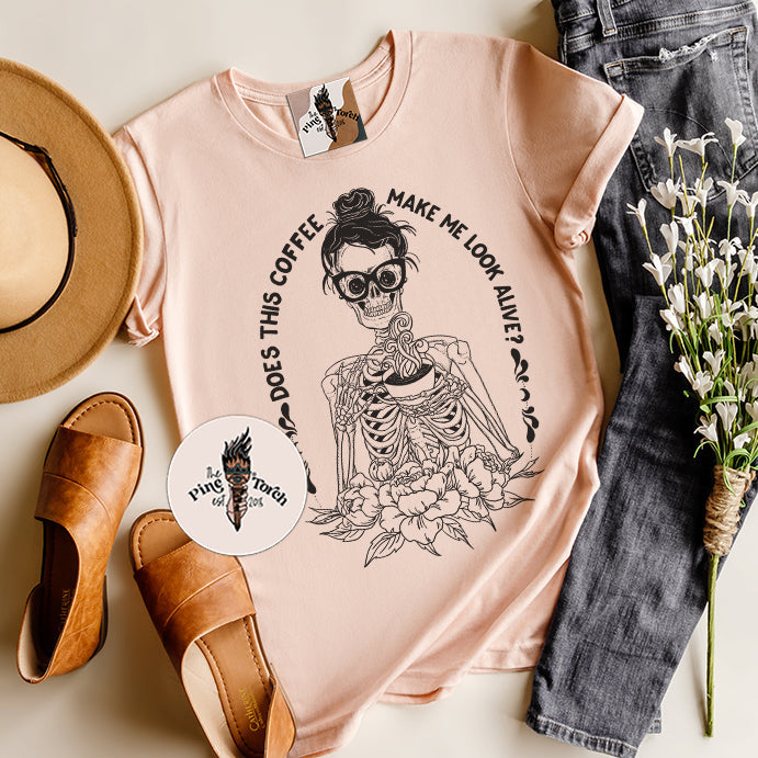 COFFEE SKELETON // UNISEX TEE