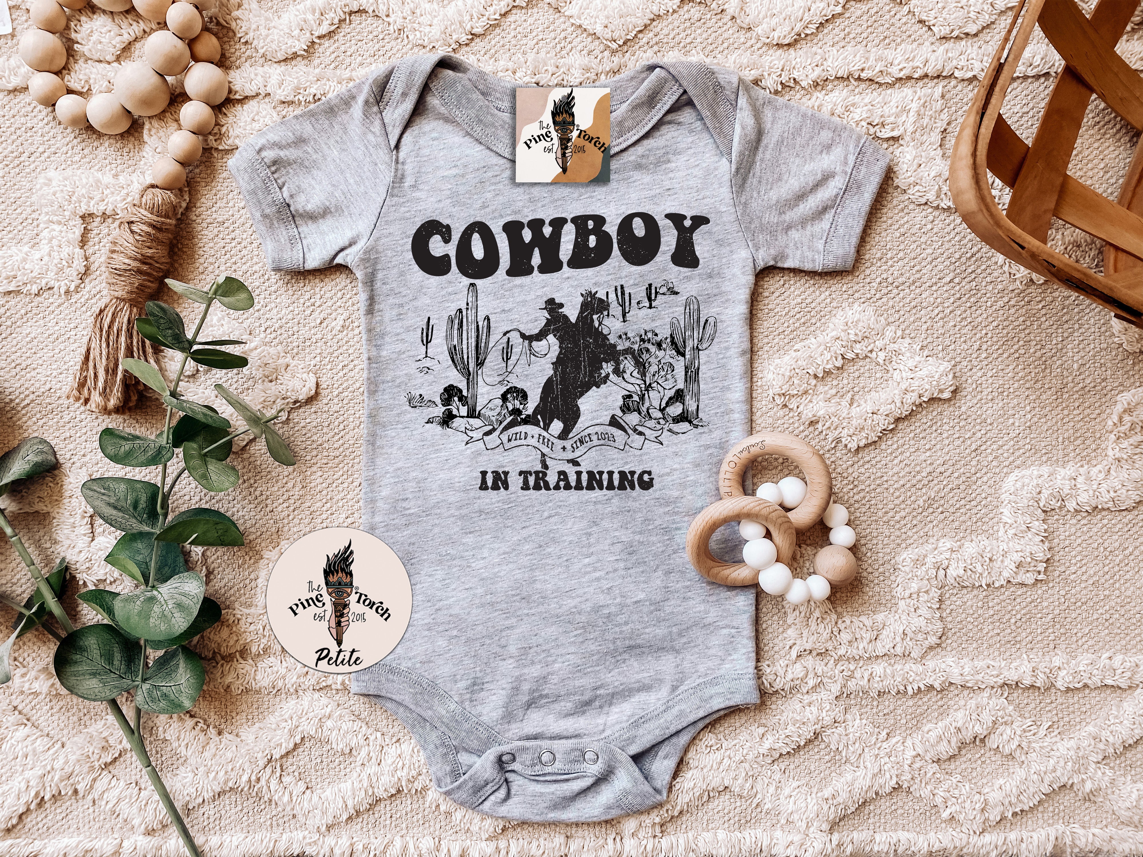 « COWBOY IN TRAINING » BODYSUIT