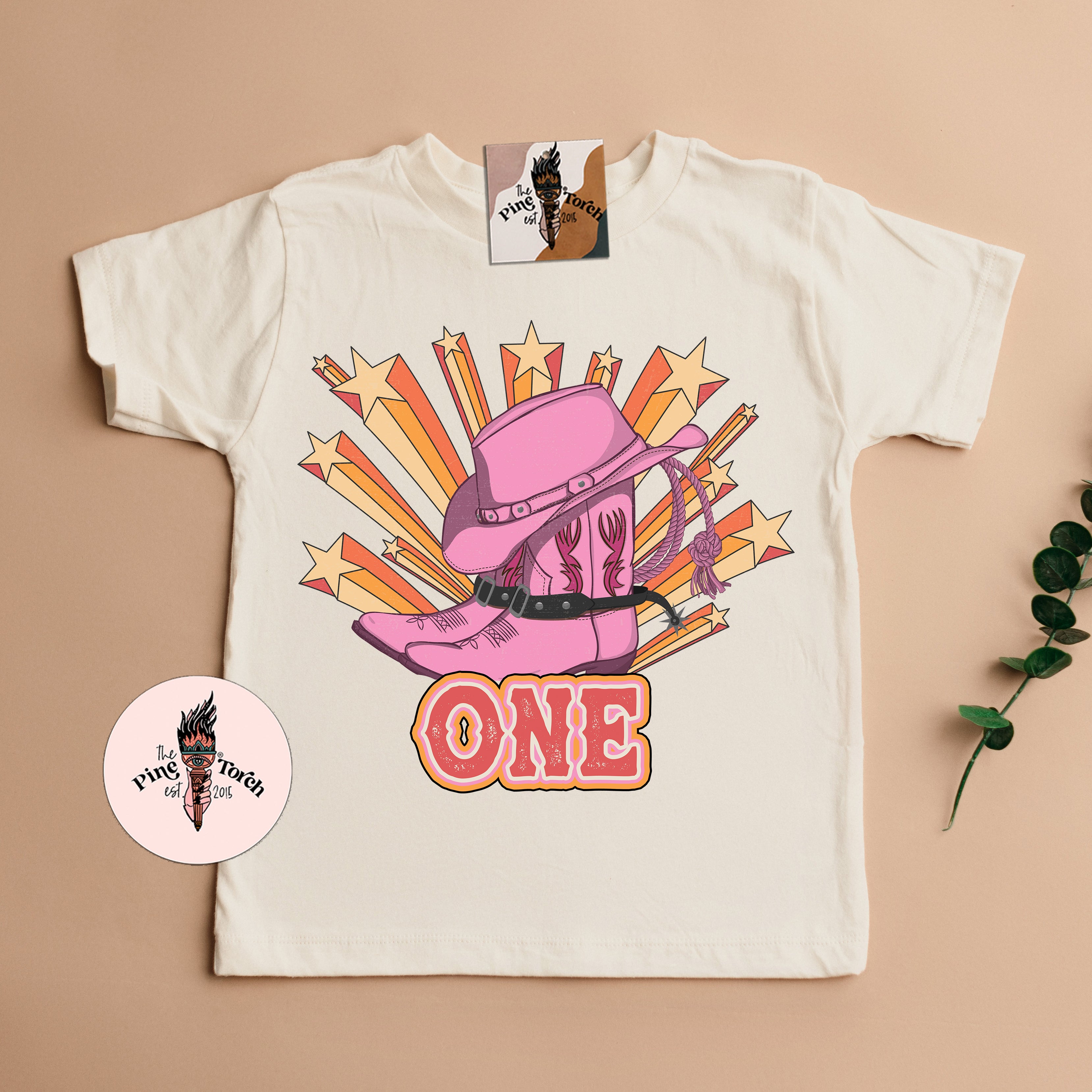 « COWGIRL FIRST BIRTHDAY » KID'S TEE