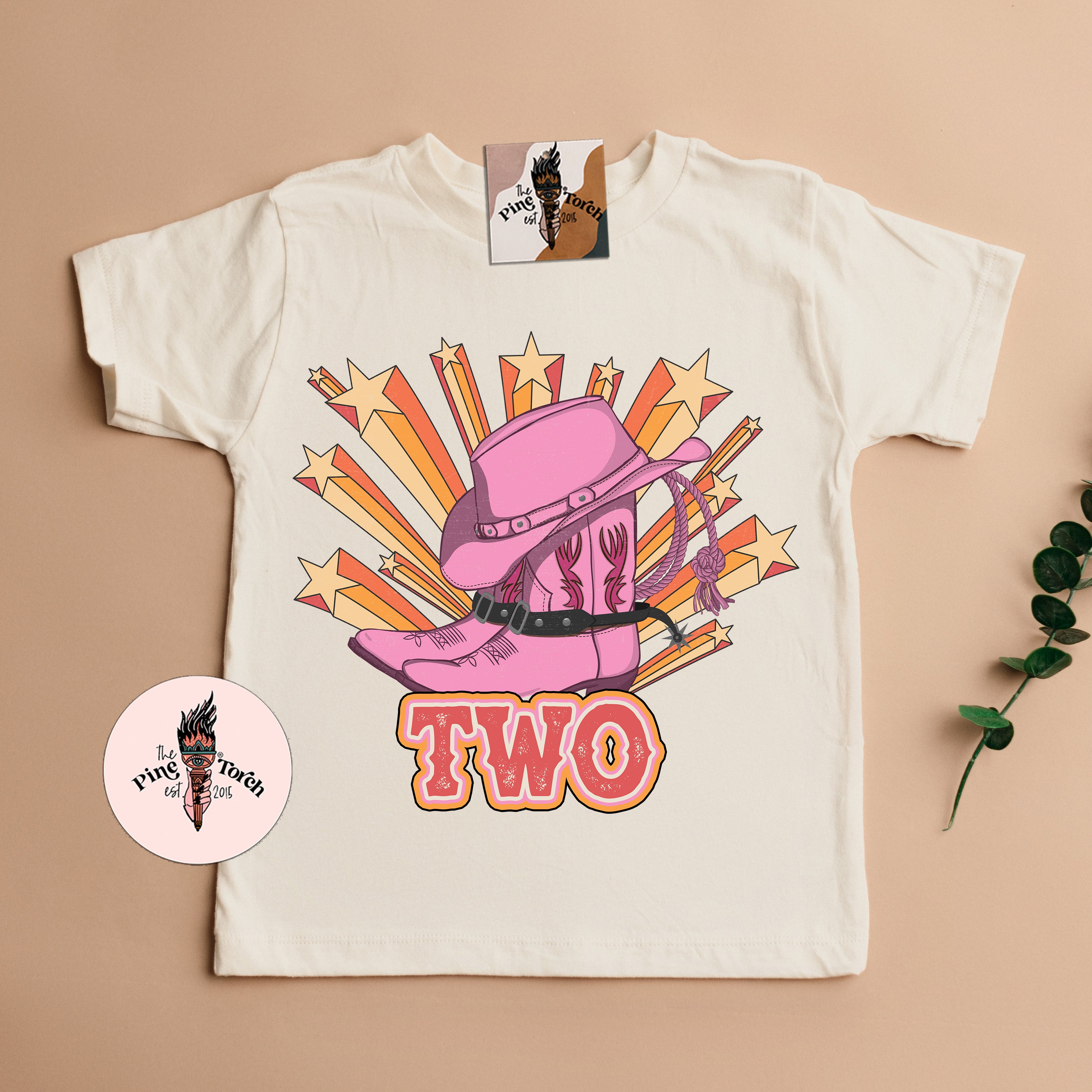 « COWGIRL SECOND BIRTHDAY » KID'S TEE