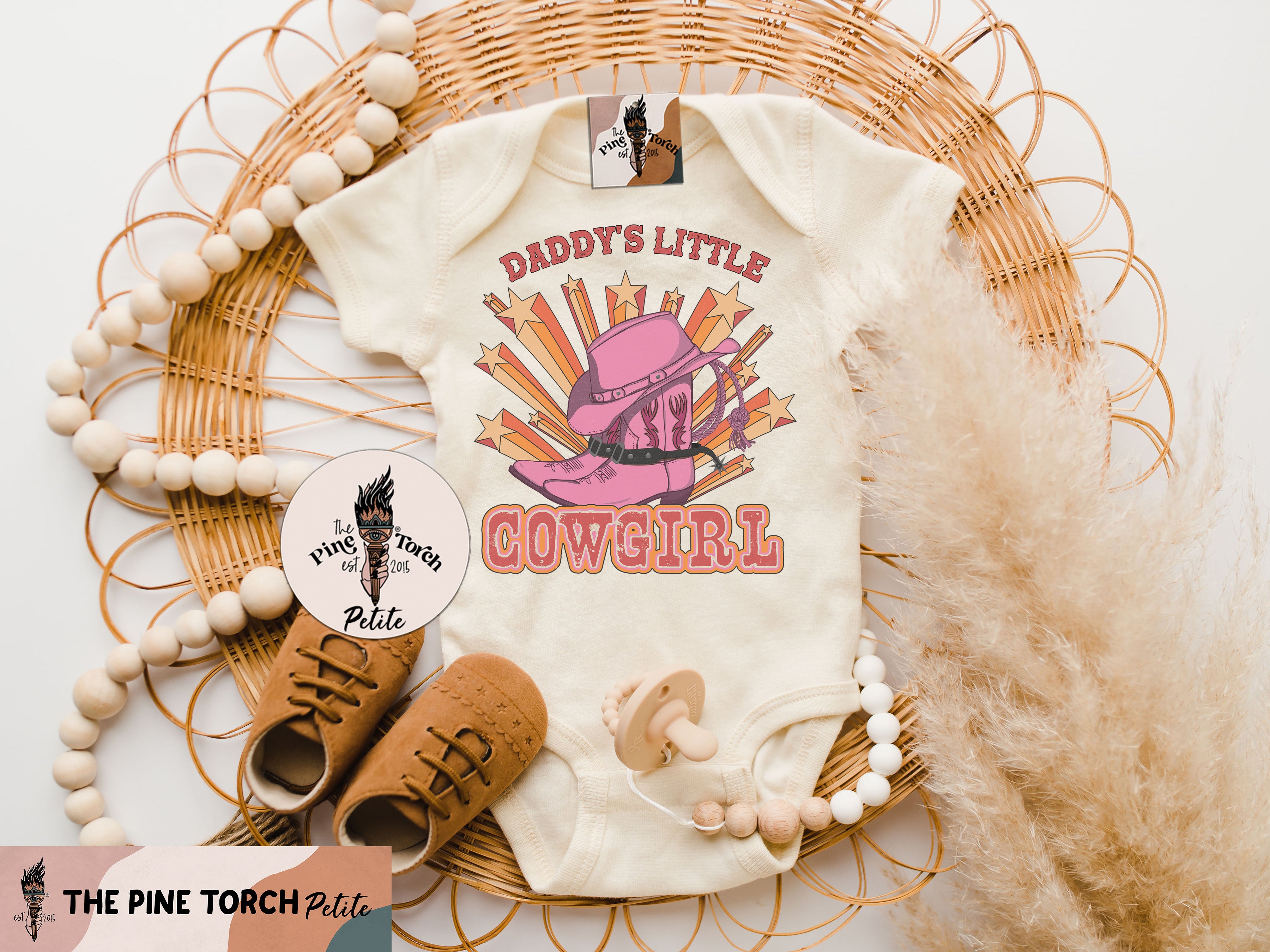 « PERSONALIZED COWGIRL » BODYSUIT