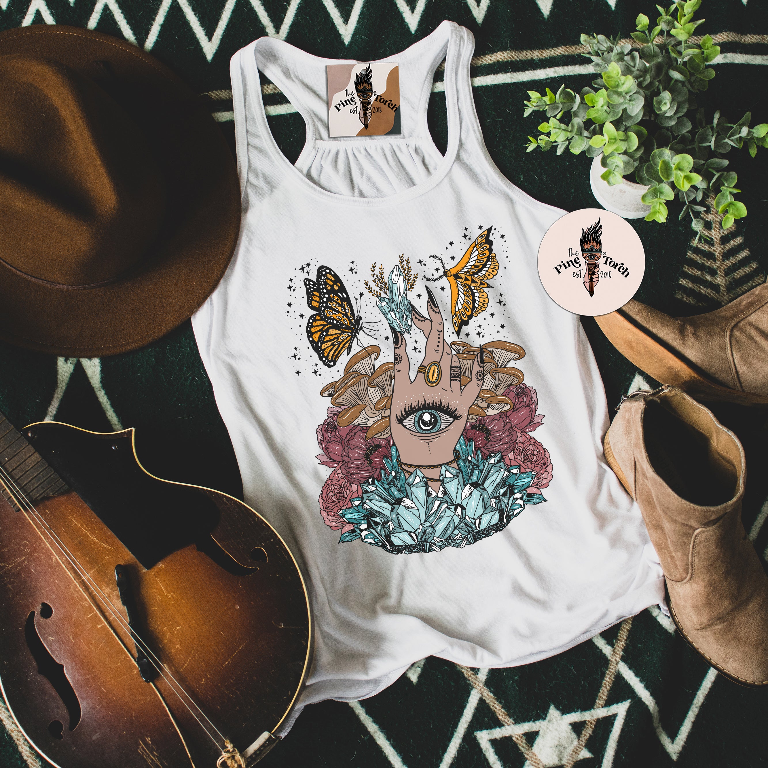 CRYSTALLINE // FLOWY RACERBACK TANK