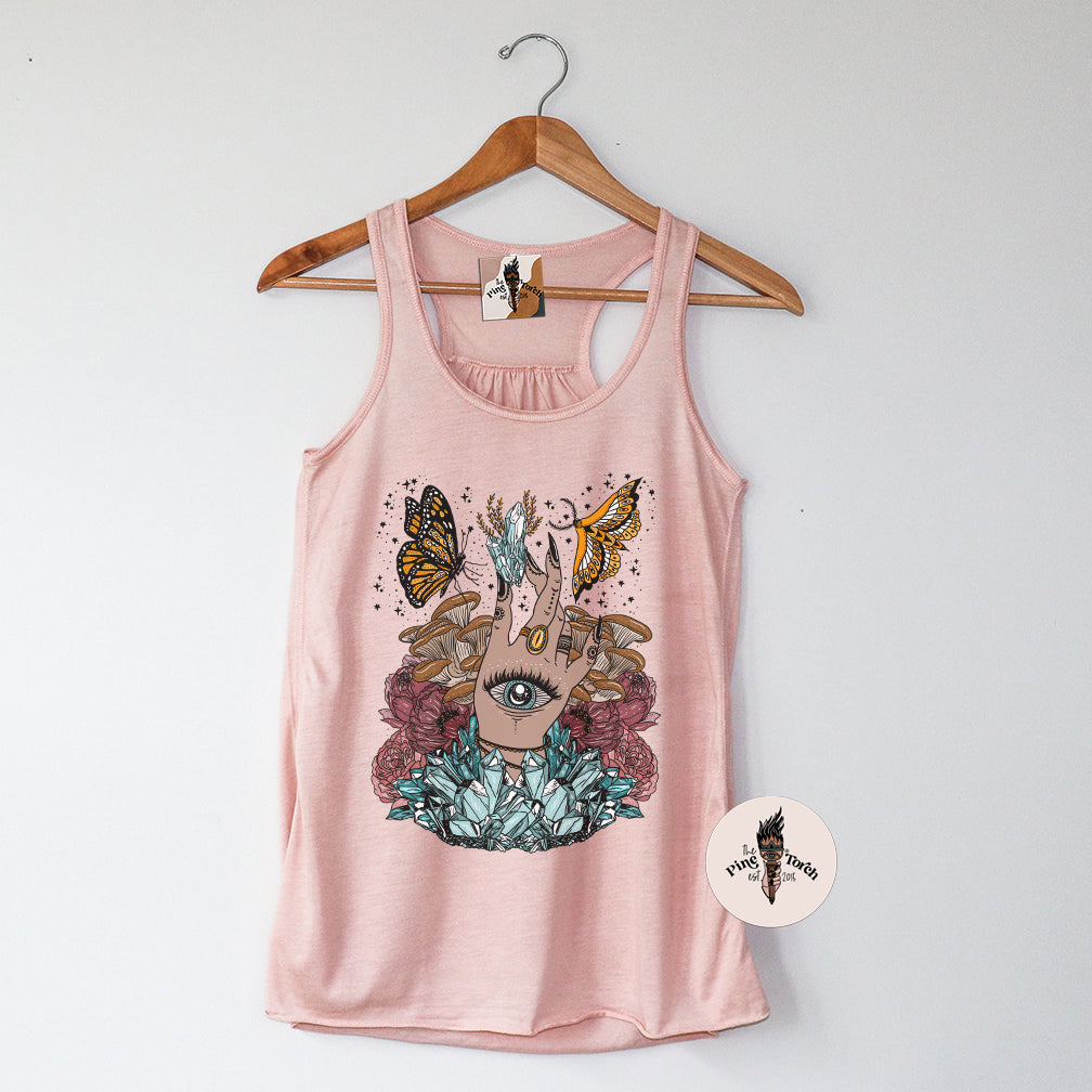 CRYSTALLINE // FLOWY RACERBACK TANK