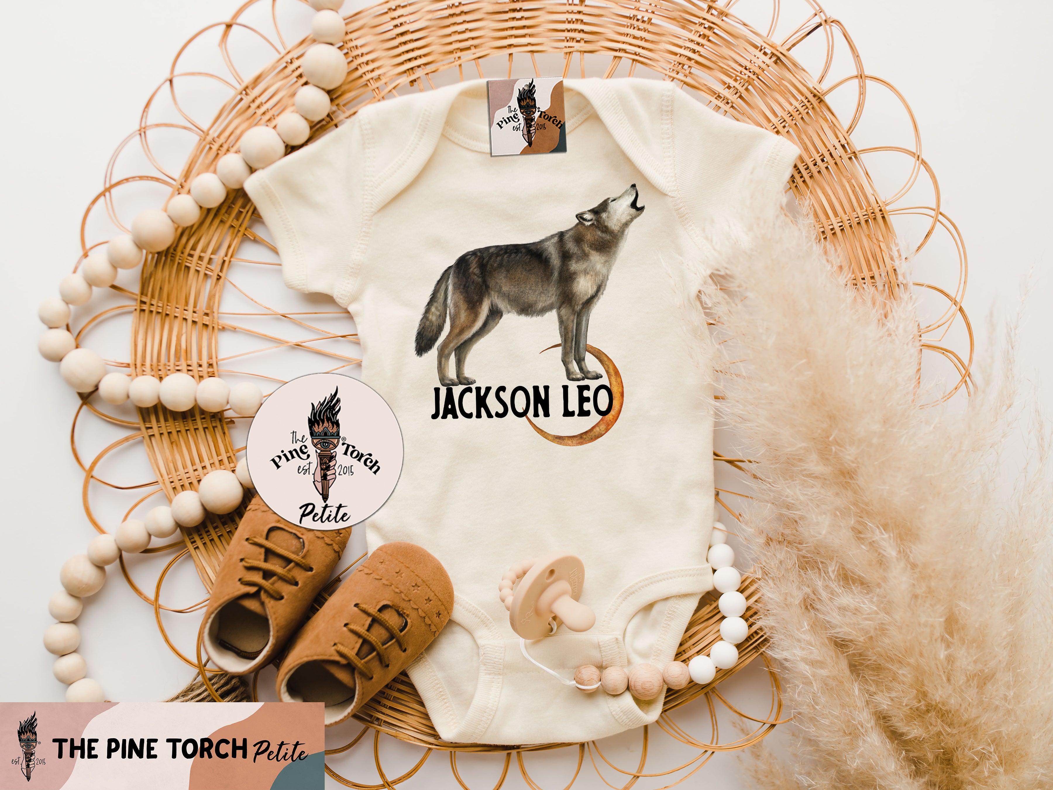 « PERSONALIZED WOLF » BODYSUIT