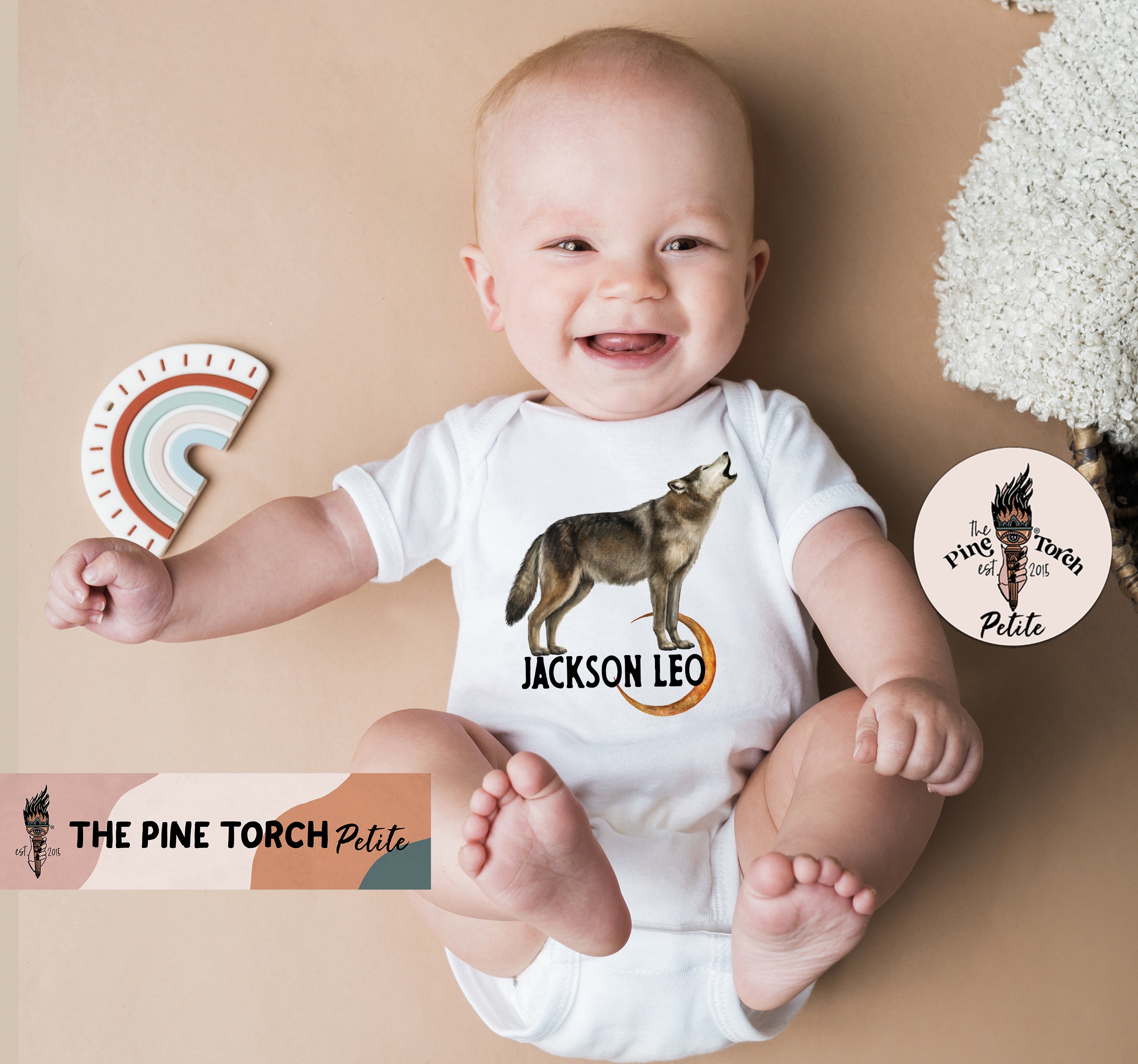 « PERSONALIZED WOLF » BODYSUIT
