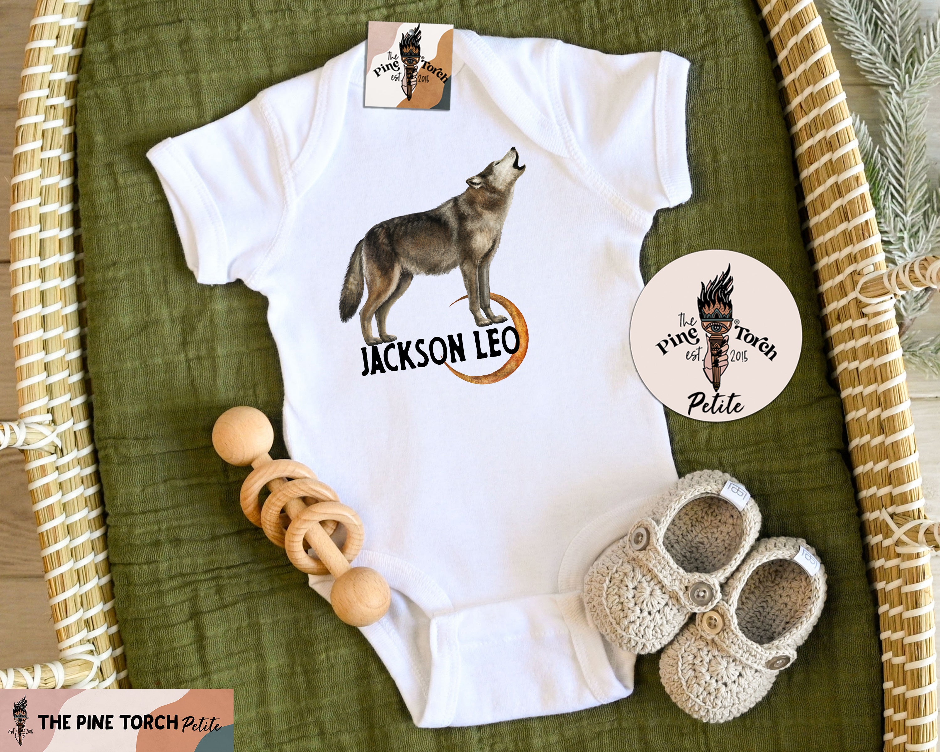« PERSONALIZED WOLF » BODYSUIT