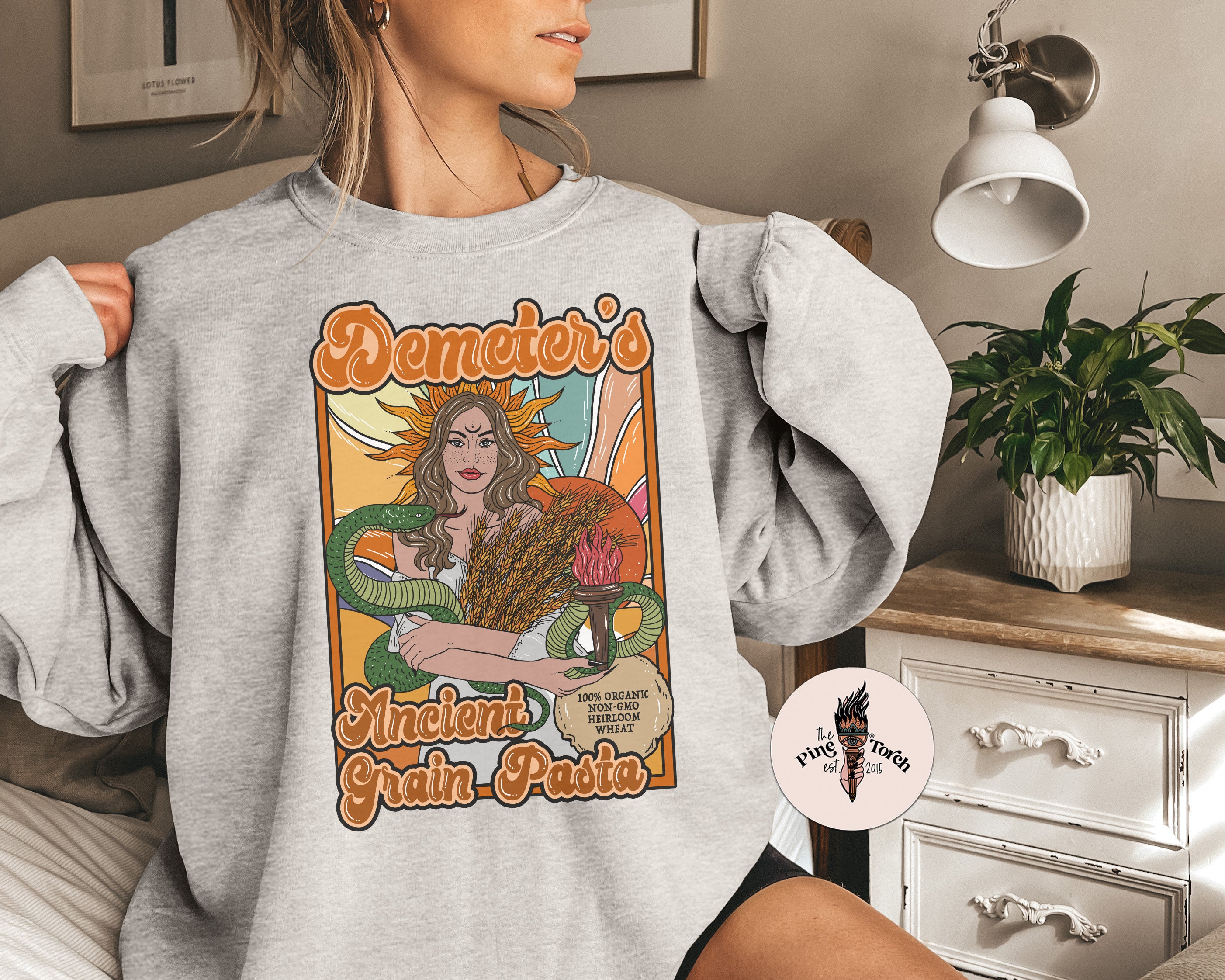 DEMETER'S ANCIENT GRAIN PASTA // UNISEX PULLOVER