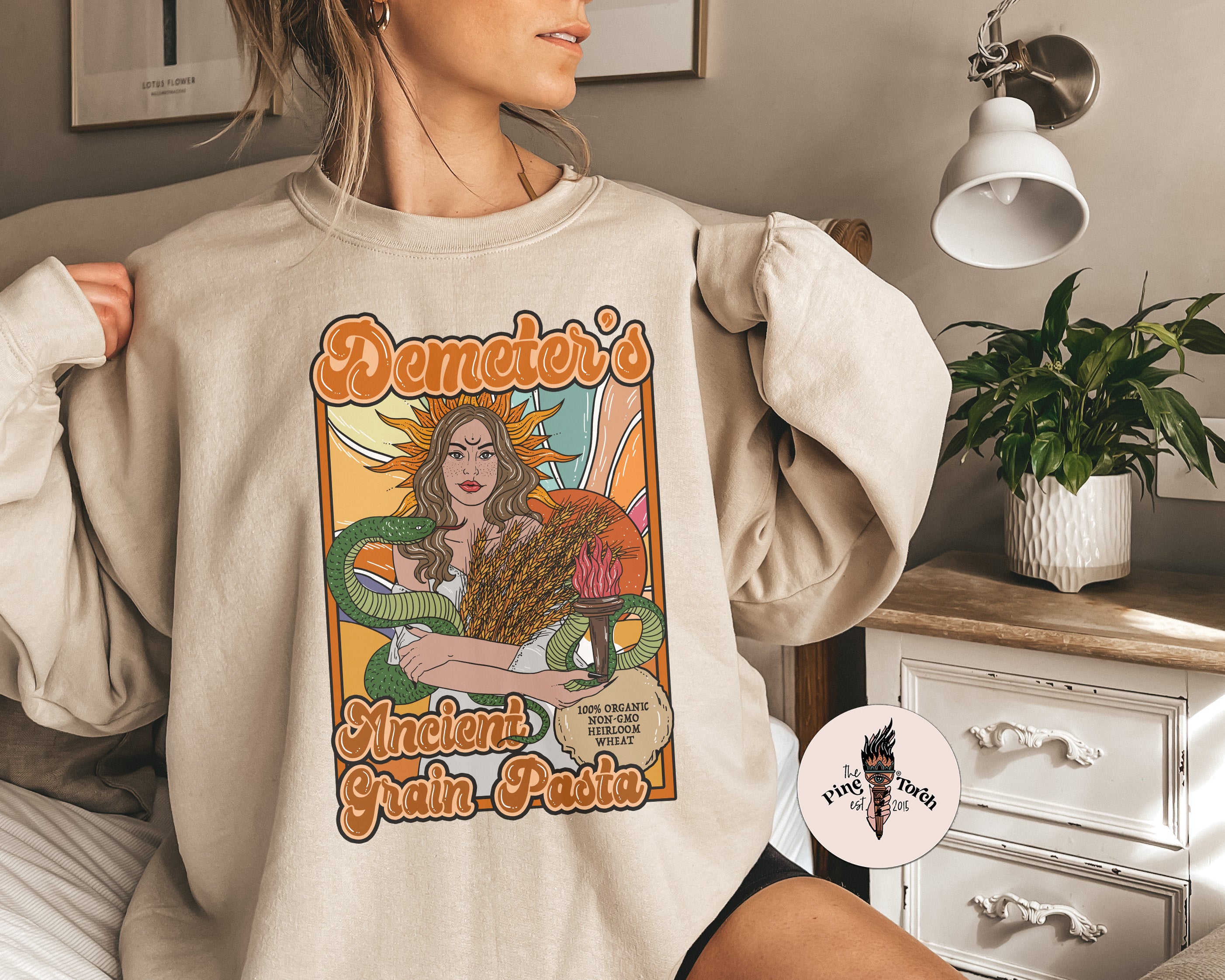 DEMETER'S ANCIENT GRAIN PASTA // UNISEX PULLOVER