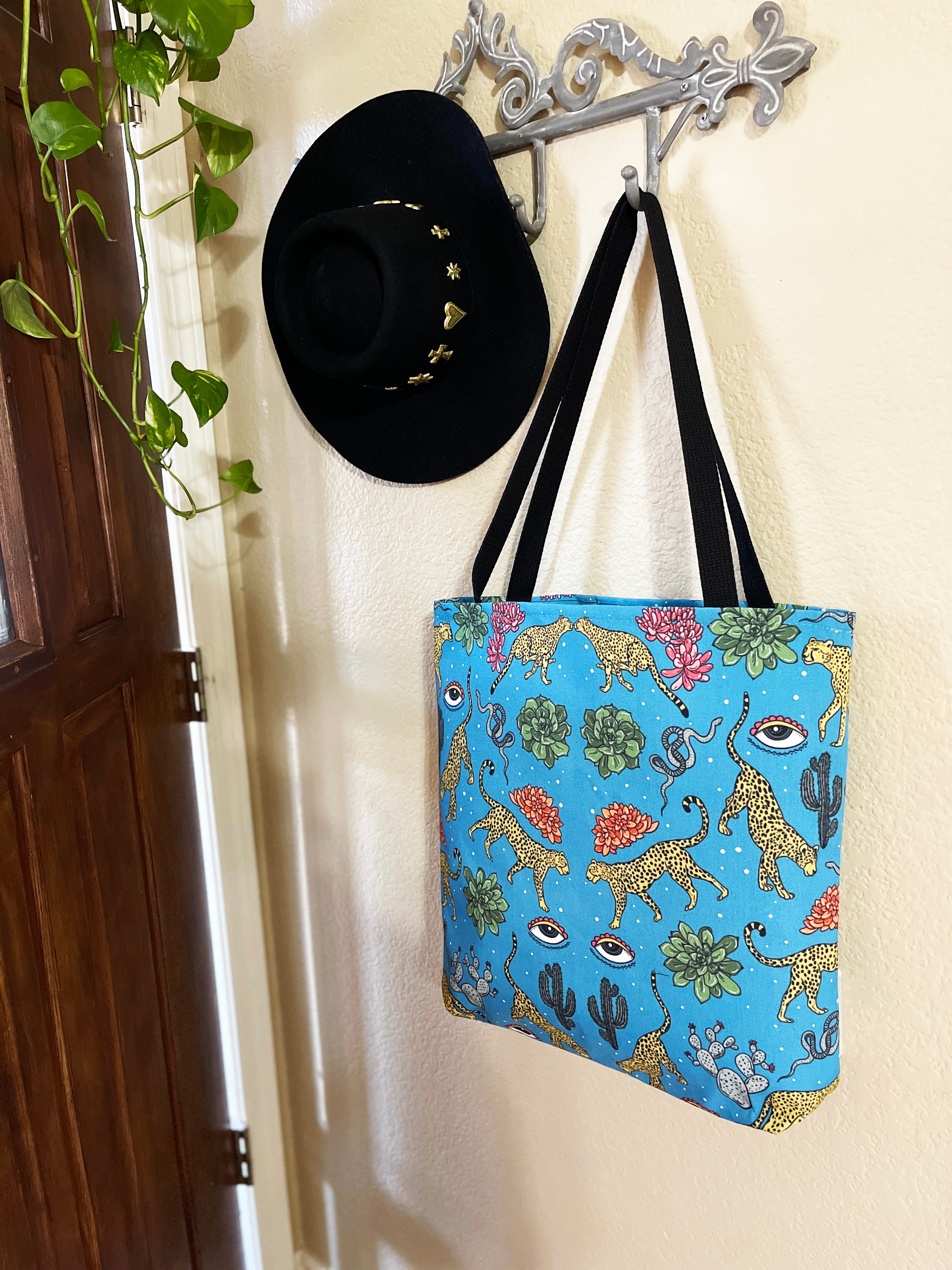 DESERT LEOPARD // TOTE BAG (3 Sizes)