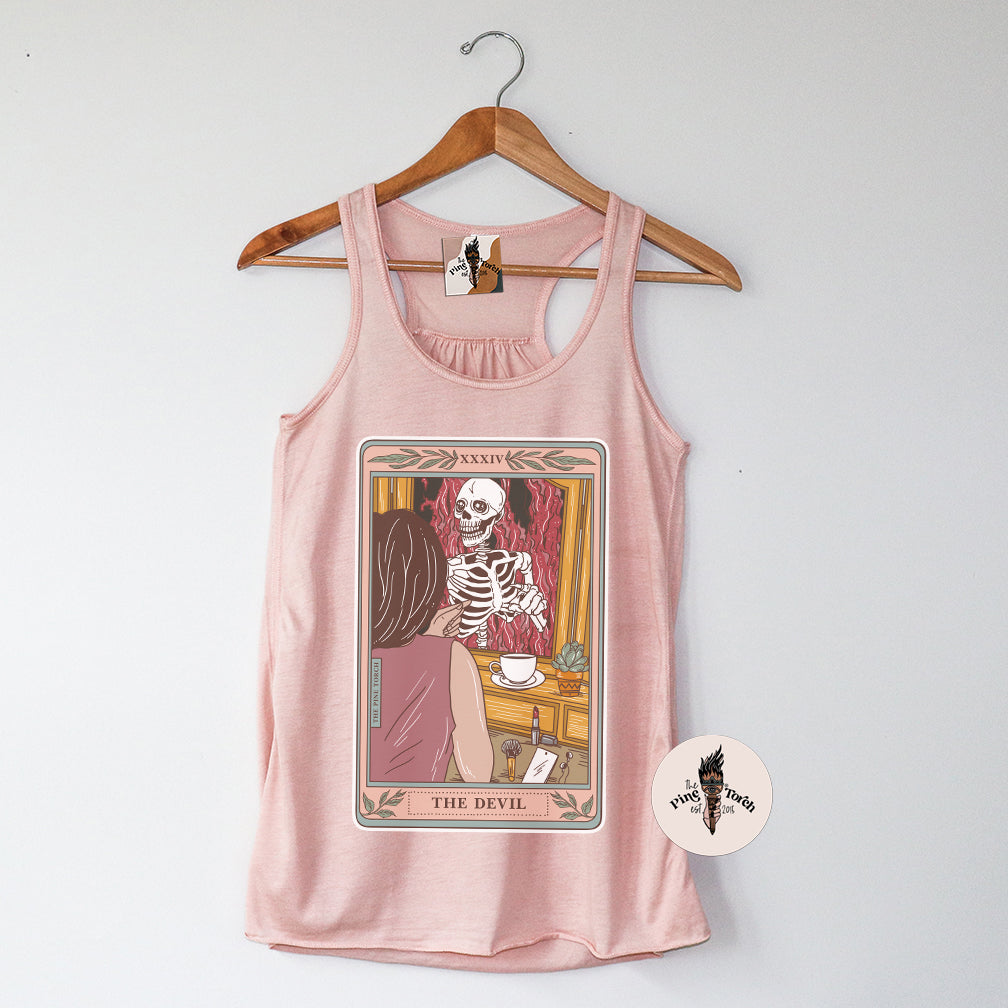 THE DEVIL // FLOWY RACERBACK TANK