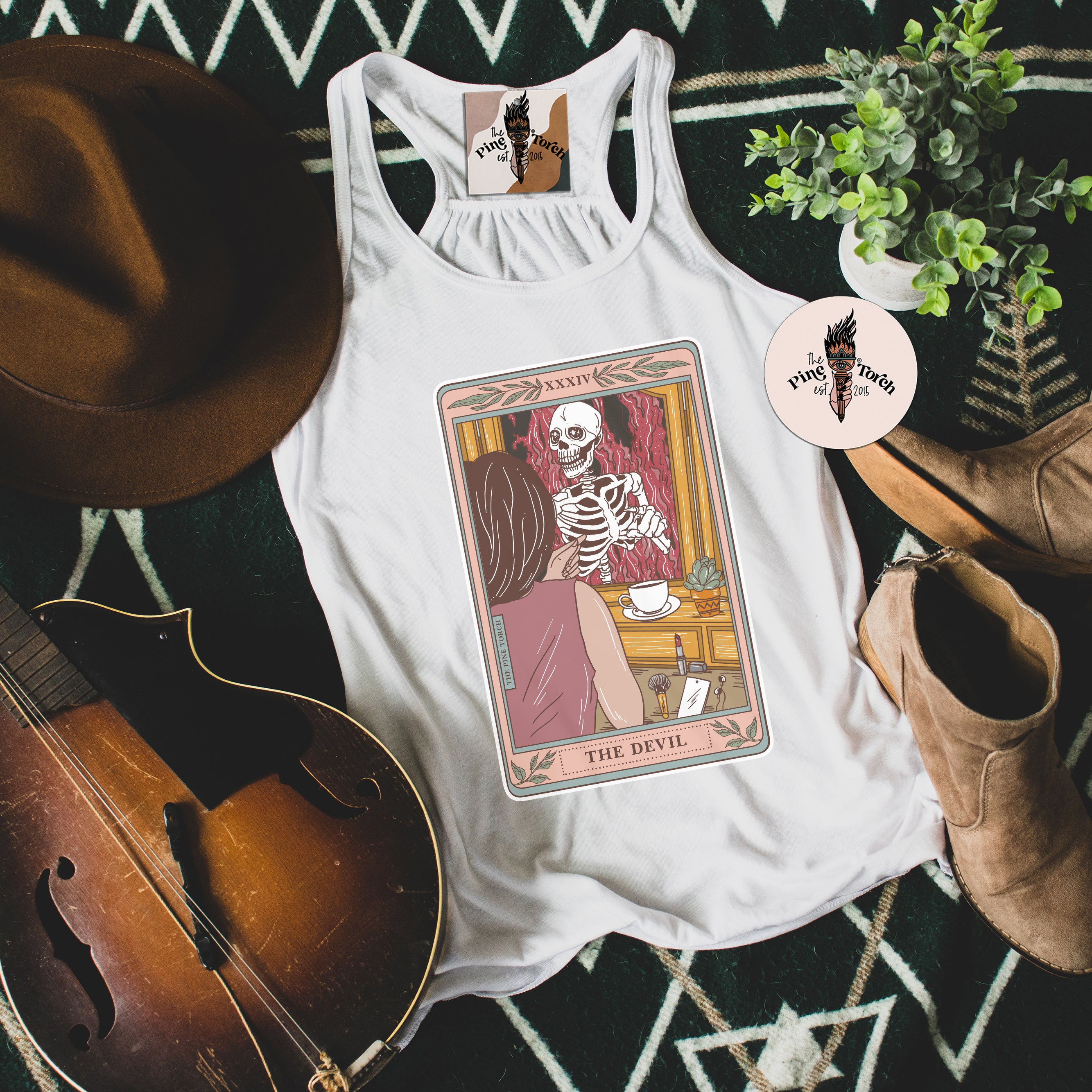 THE DEVIL // FLOWY RACERBACK TANK