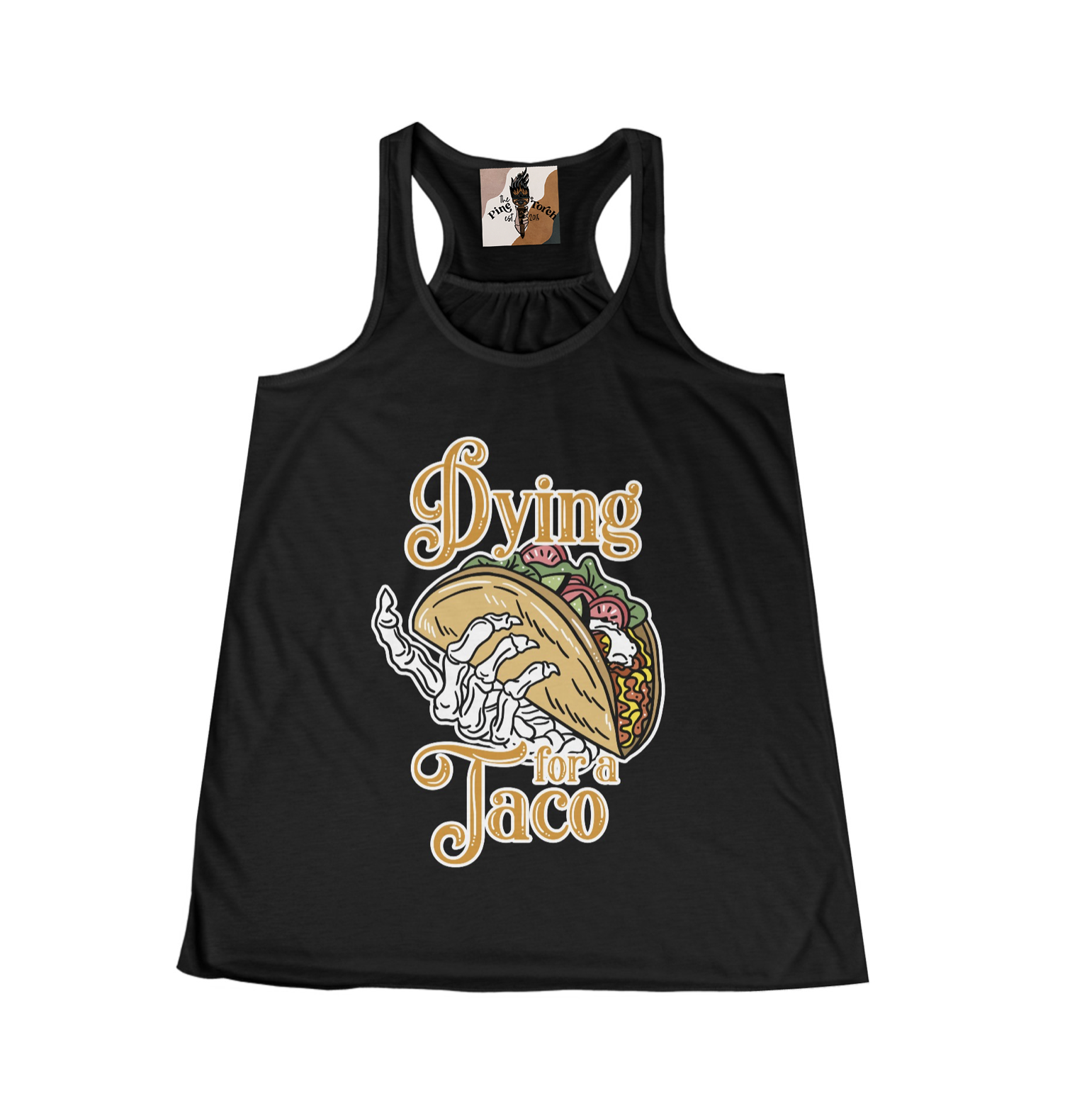 DYING FOR A TACO // FLOWY RACERBACK TANK