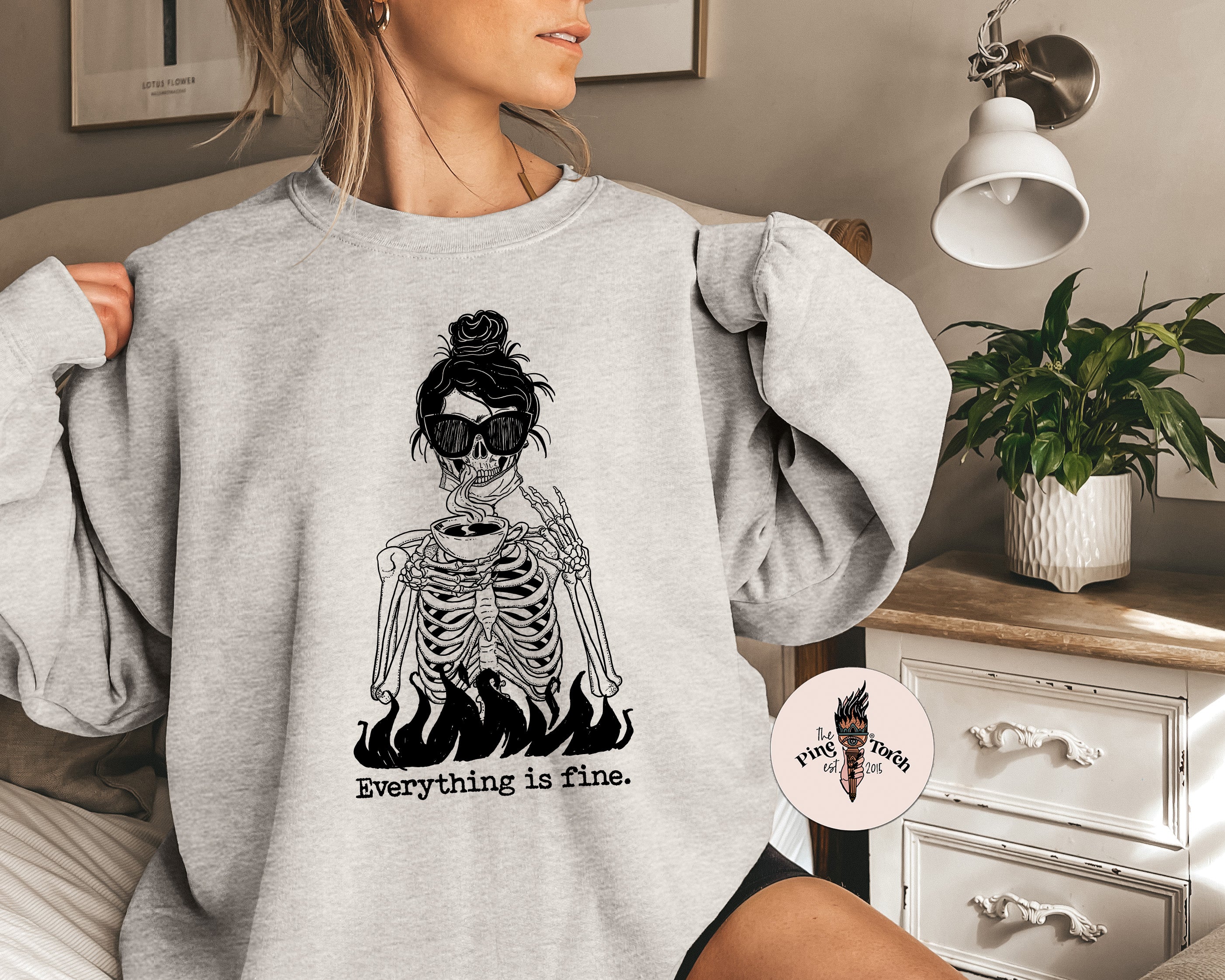 EVERYTHING IS FINE // UNISEX PULLOVER