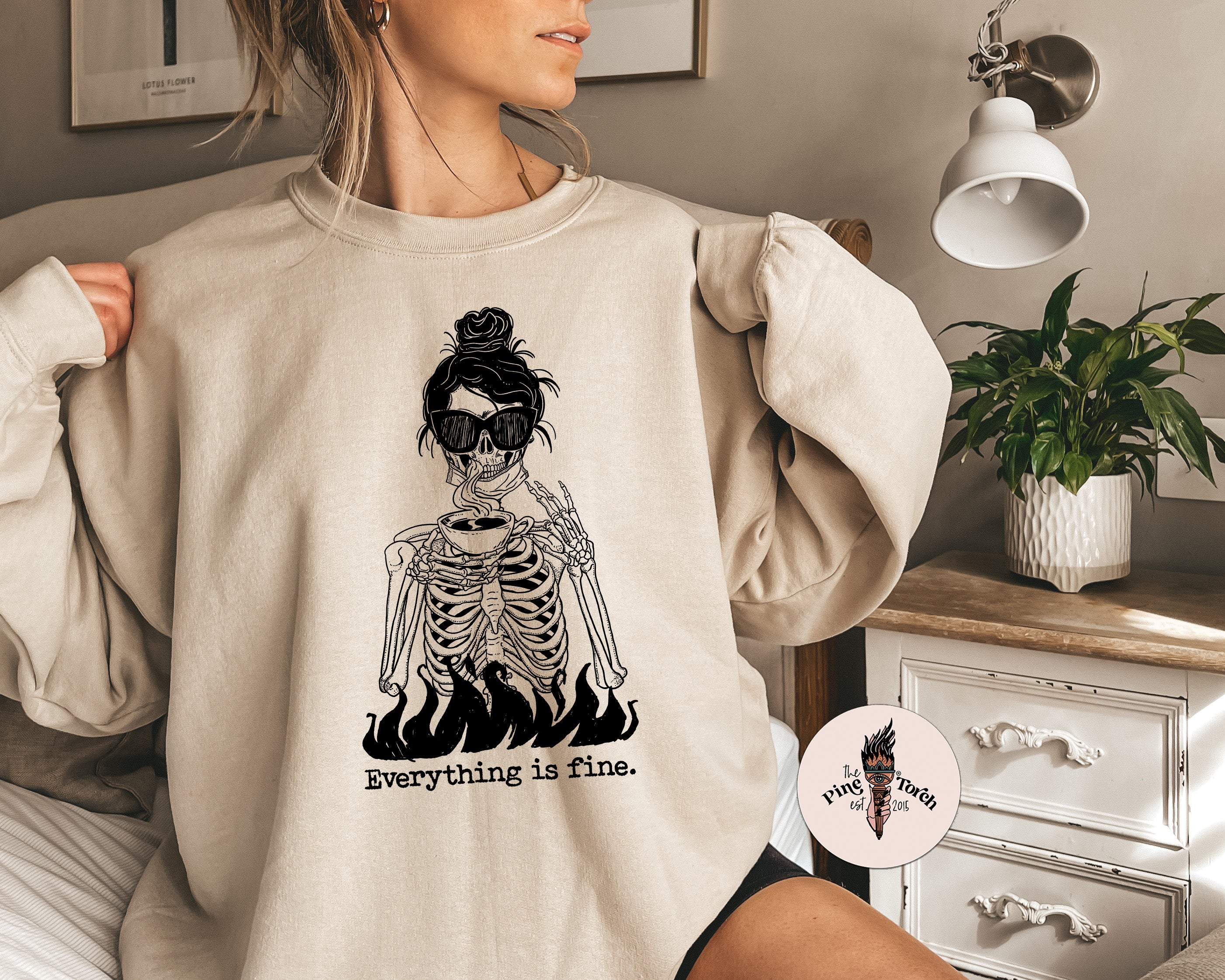EVERYTHING IS FINE // UNISEX PULLOVER