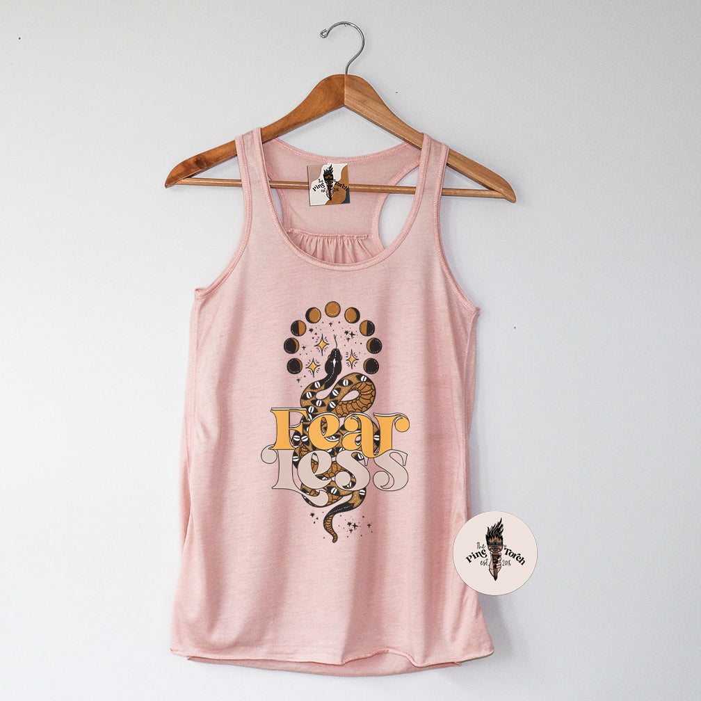 FEARLESS // FLOWY RACERBACK TANK