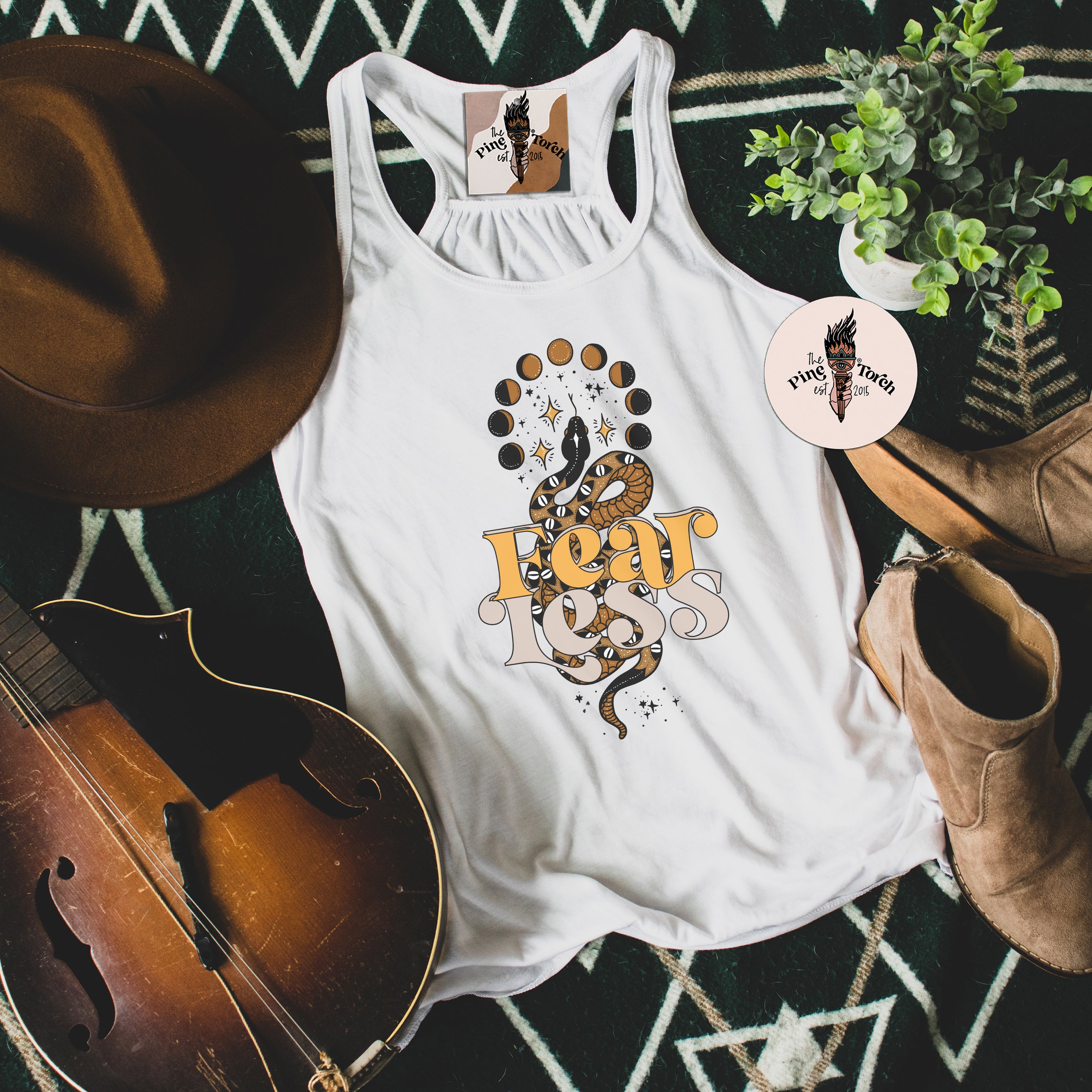 FEARLESS // FLOWY RACERBACK TANK