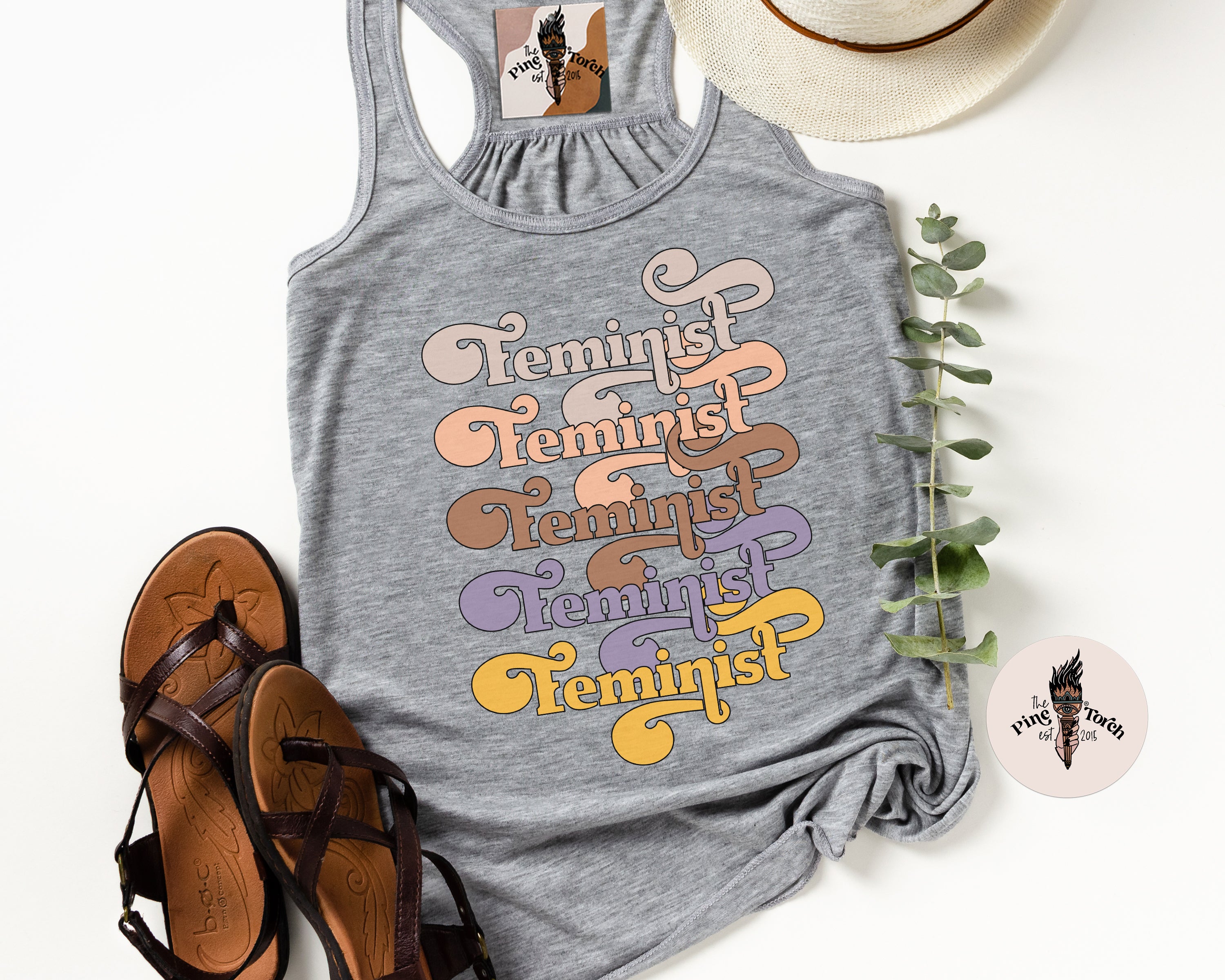 FEMINIST REPLAY // FLOWY RACERBACK TANK