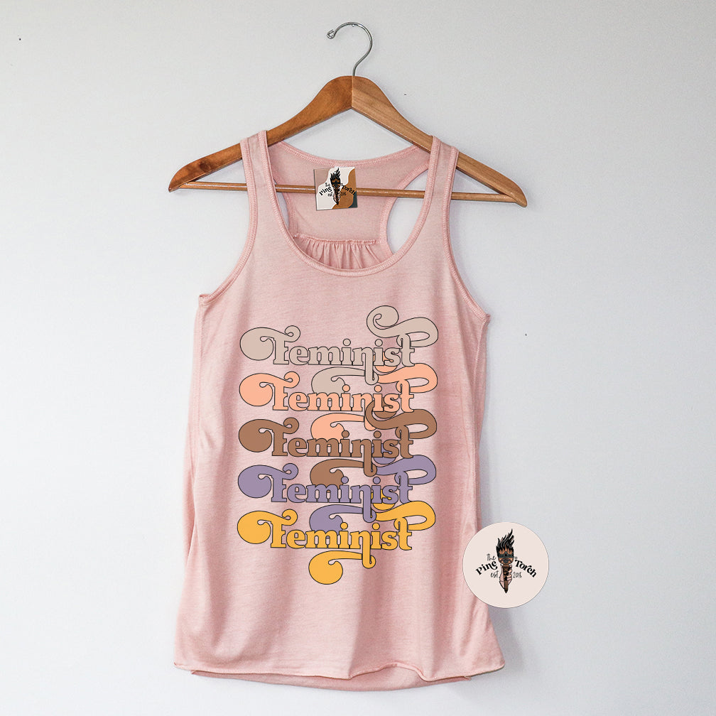 FEMINIST REPLAY // FLOWY RACERBACK TANK