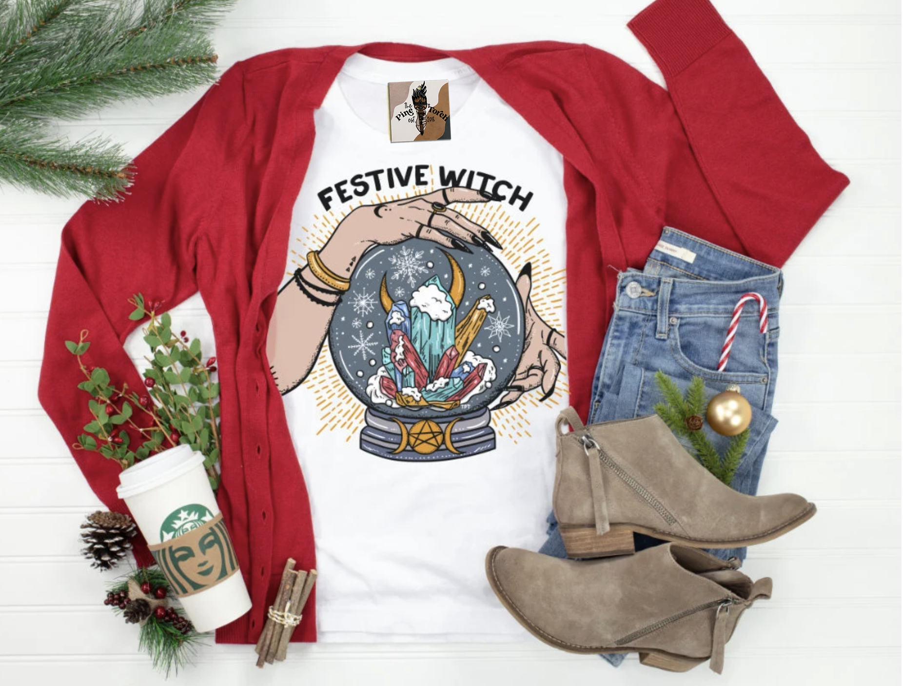 50% OFF DEAL // FESTIVE WITCH » UNISEX TEE