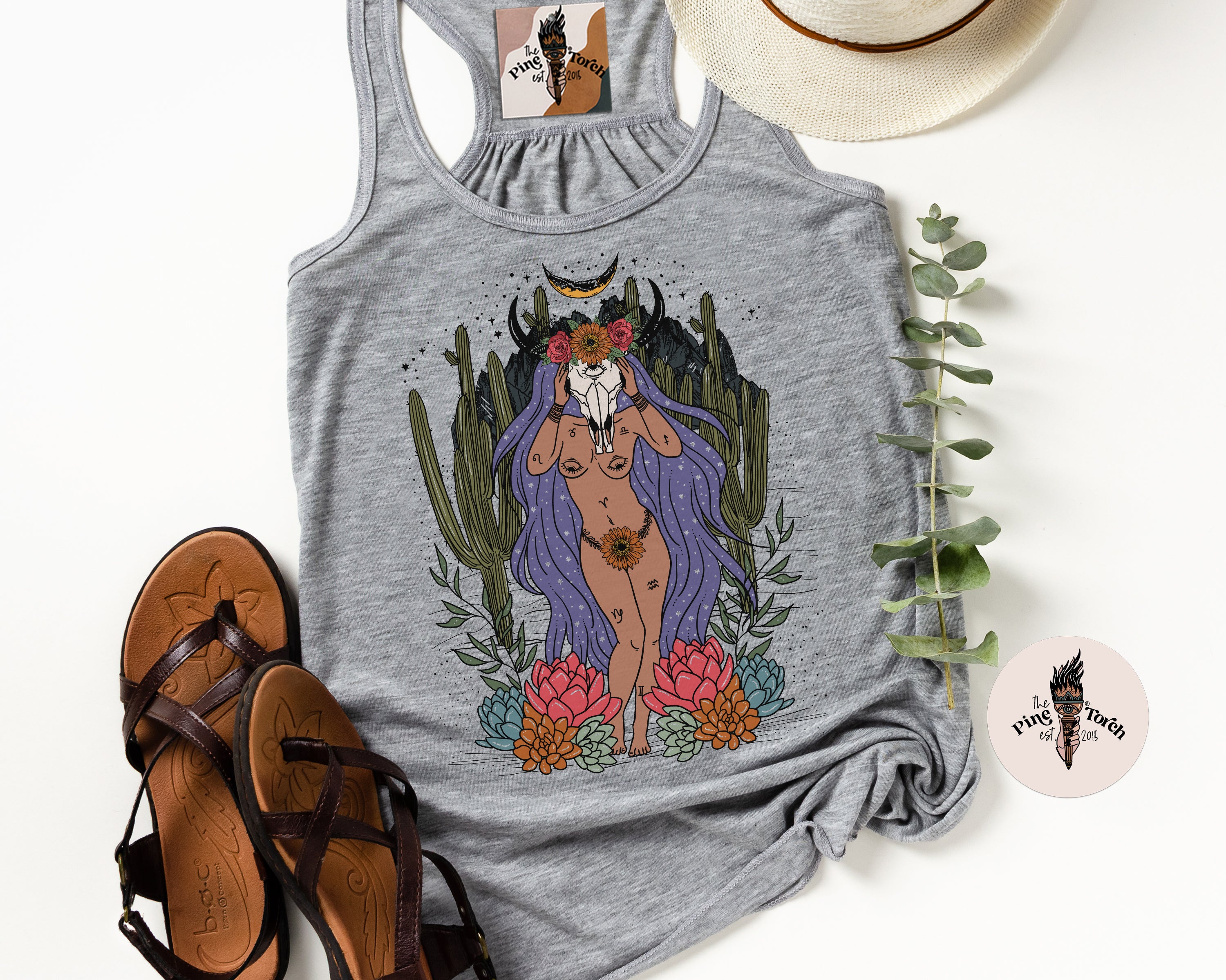 FINDING MY WAY BACK HOME // FLOWY RACERBACK TANK