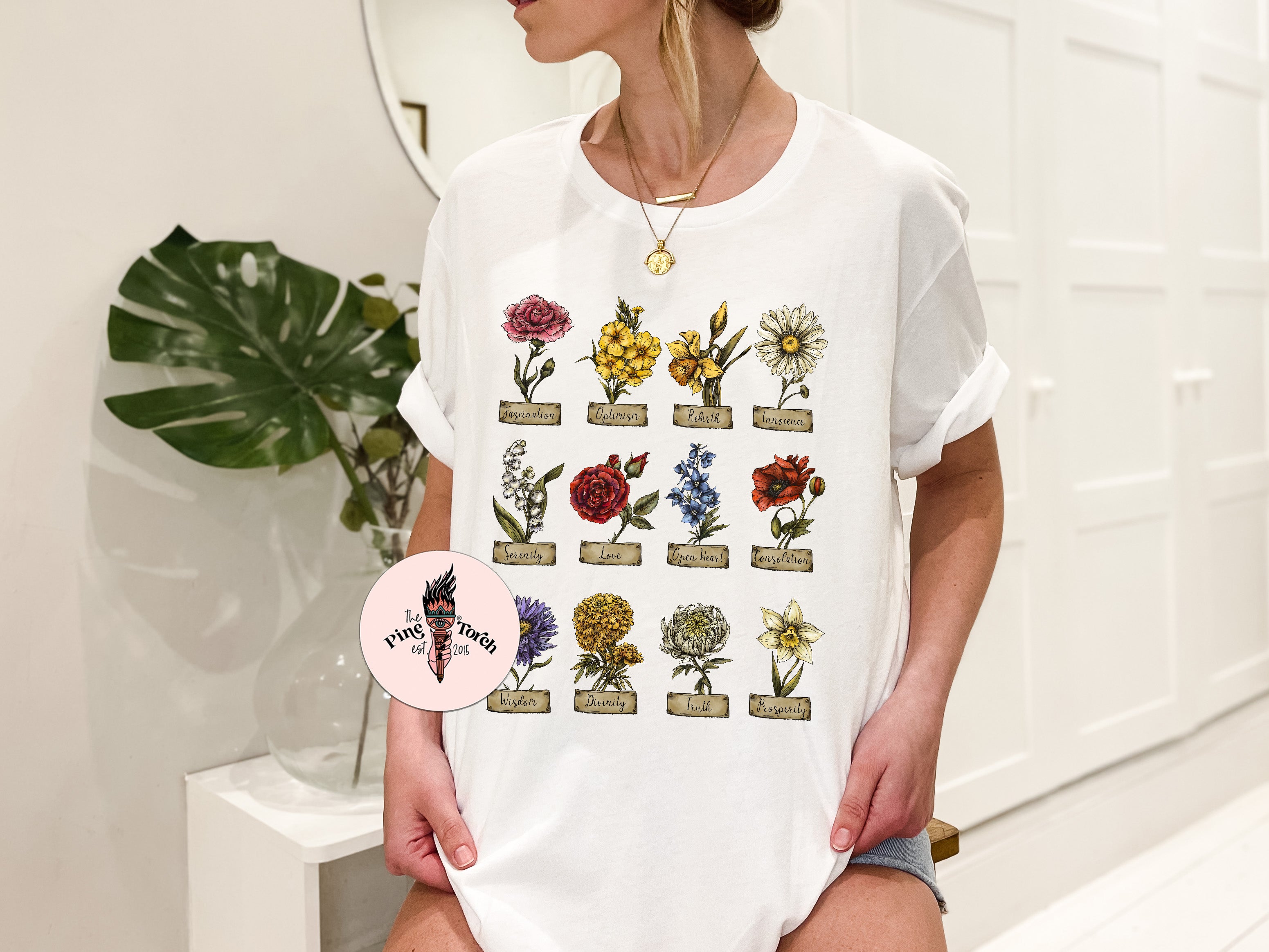 « VINTAGE PLANT LIST » UNISEX CREAM TEE