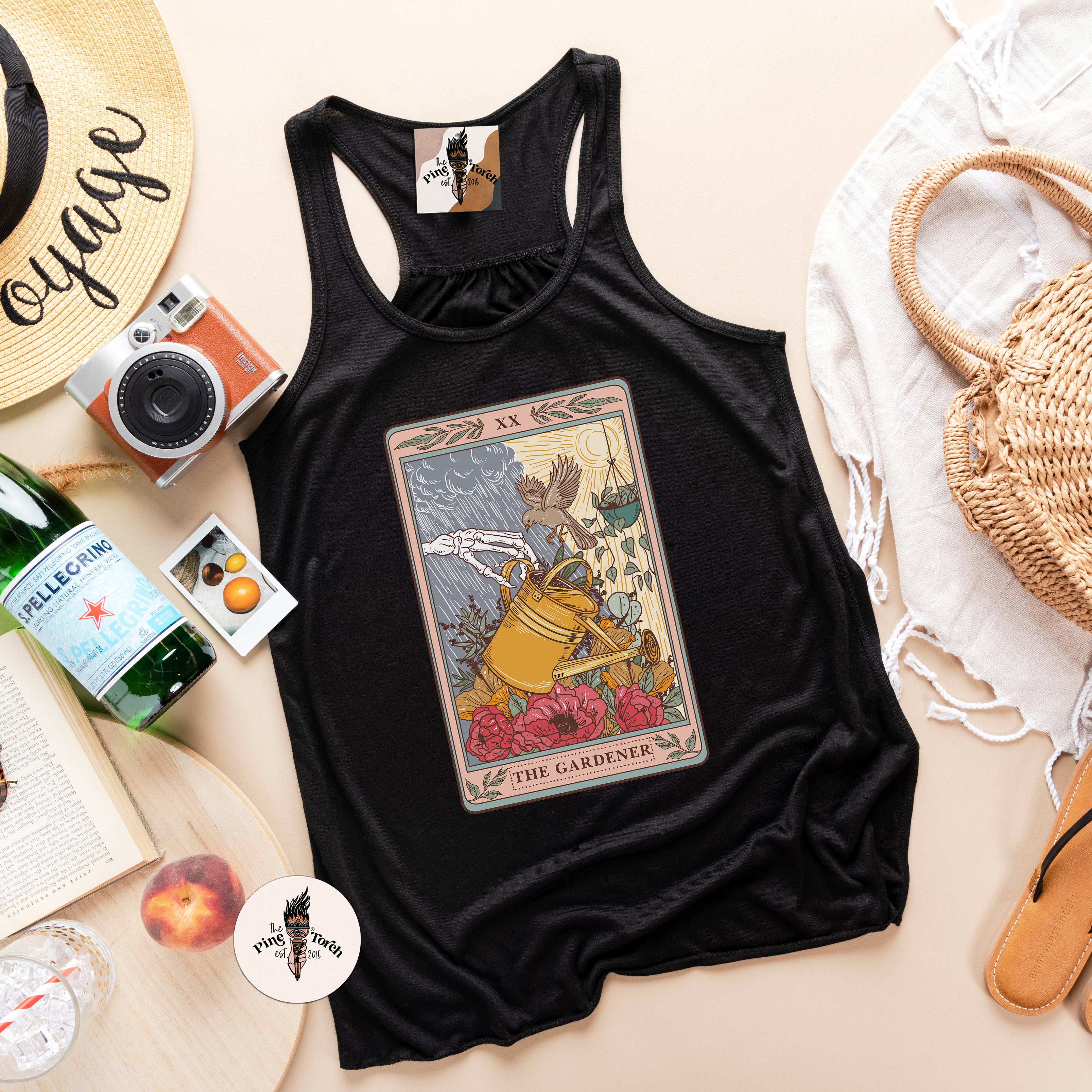 THE GARDENER // FLOWY RACERBACK TANK