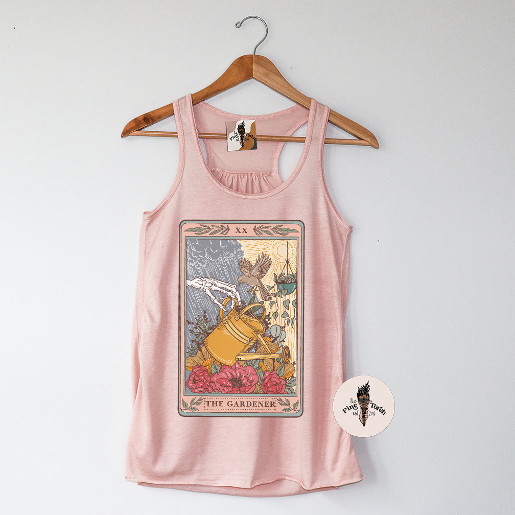 THE GARDENER // FLOWY RACERBACK TANK