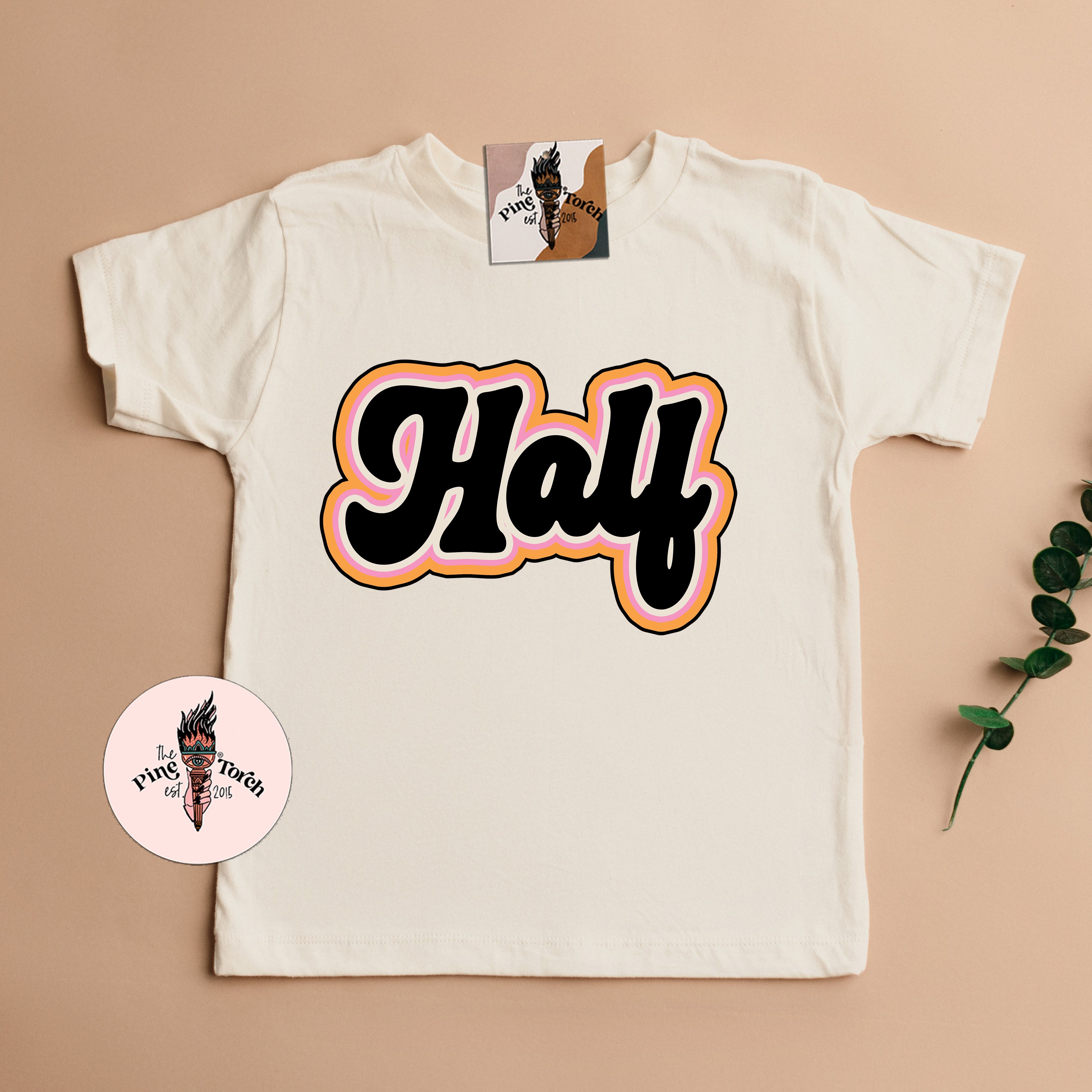 « RETRO HALF BIRTHDAY » KID'S TEE