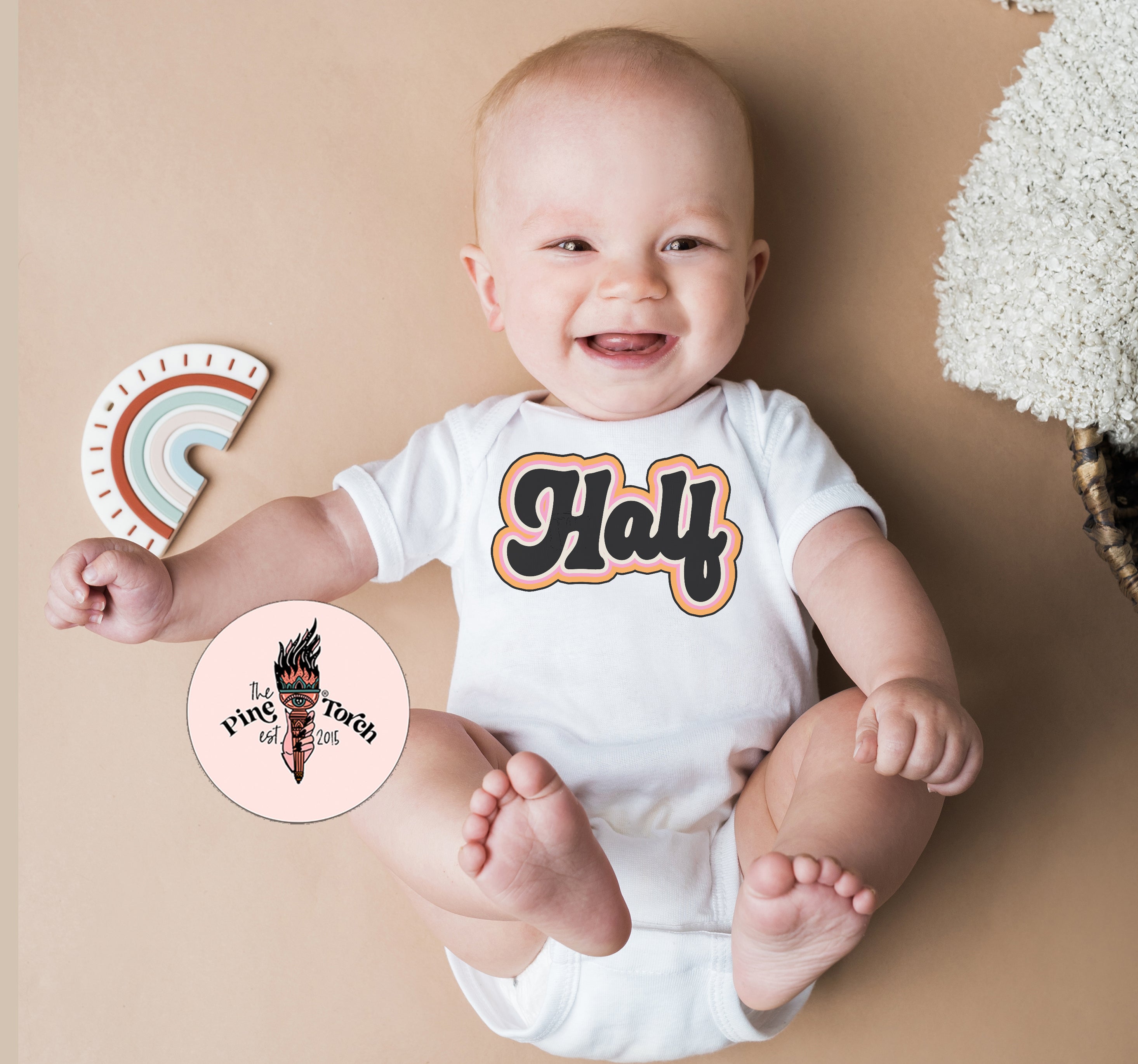 « RETRO HALF BIRTHDAY » KID'S TEE