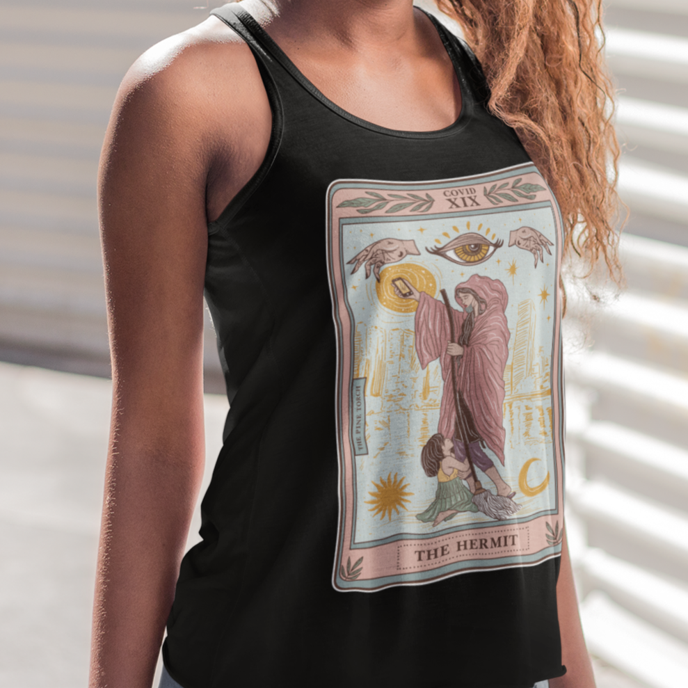 THE HERMIT // FLOWY RACERBACK TANK