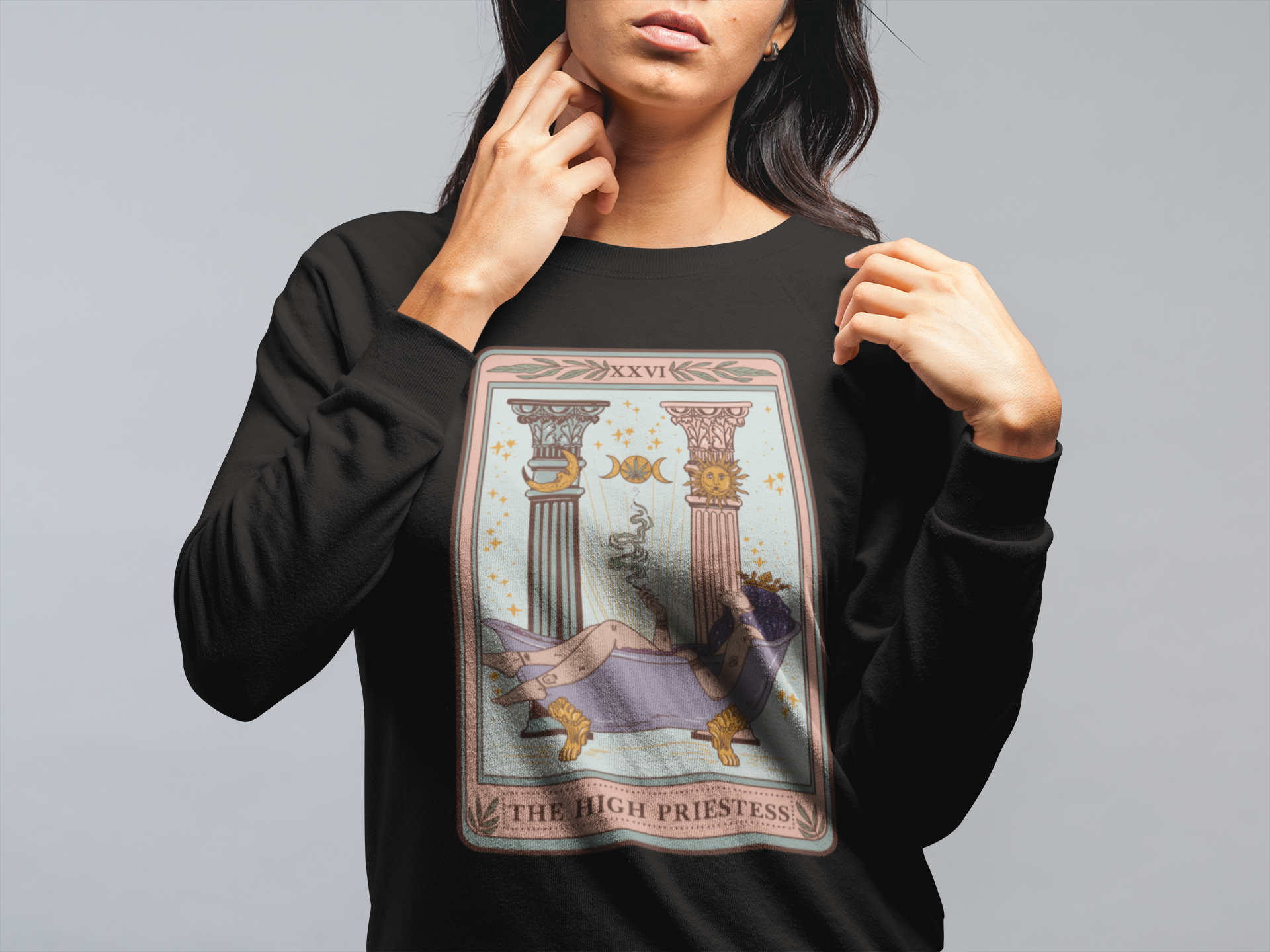 THE HIGH PRIESTESS // UNISEX PULLOVER