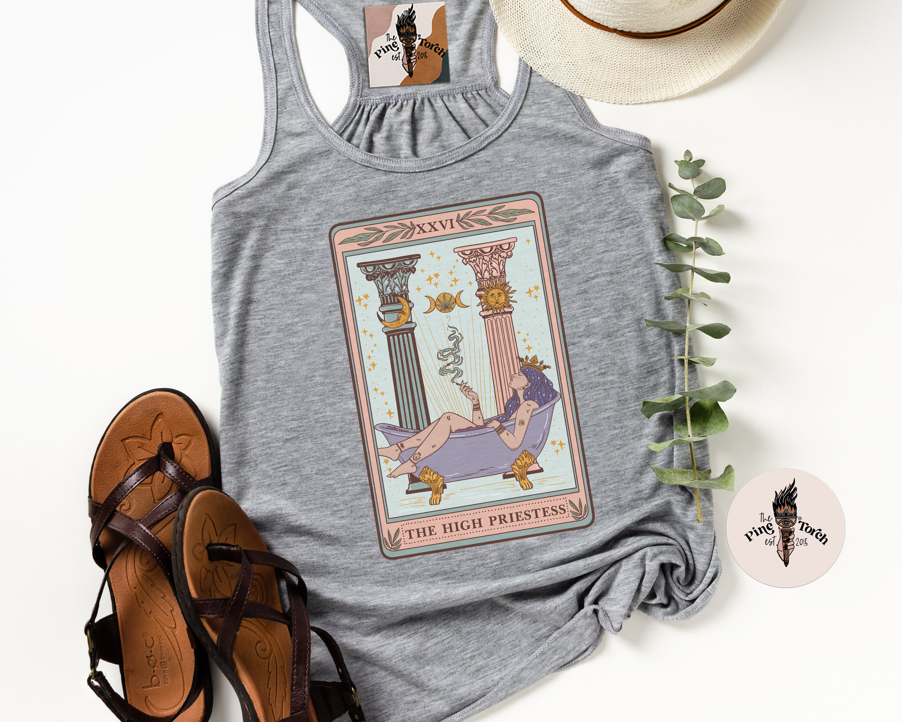 THE HIGH PRIESTESS // FLOWY RACERBACK TANK