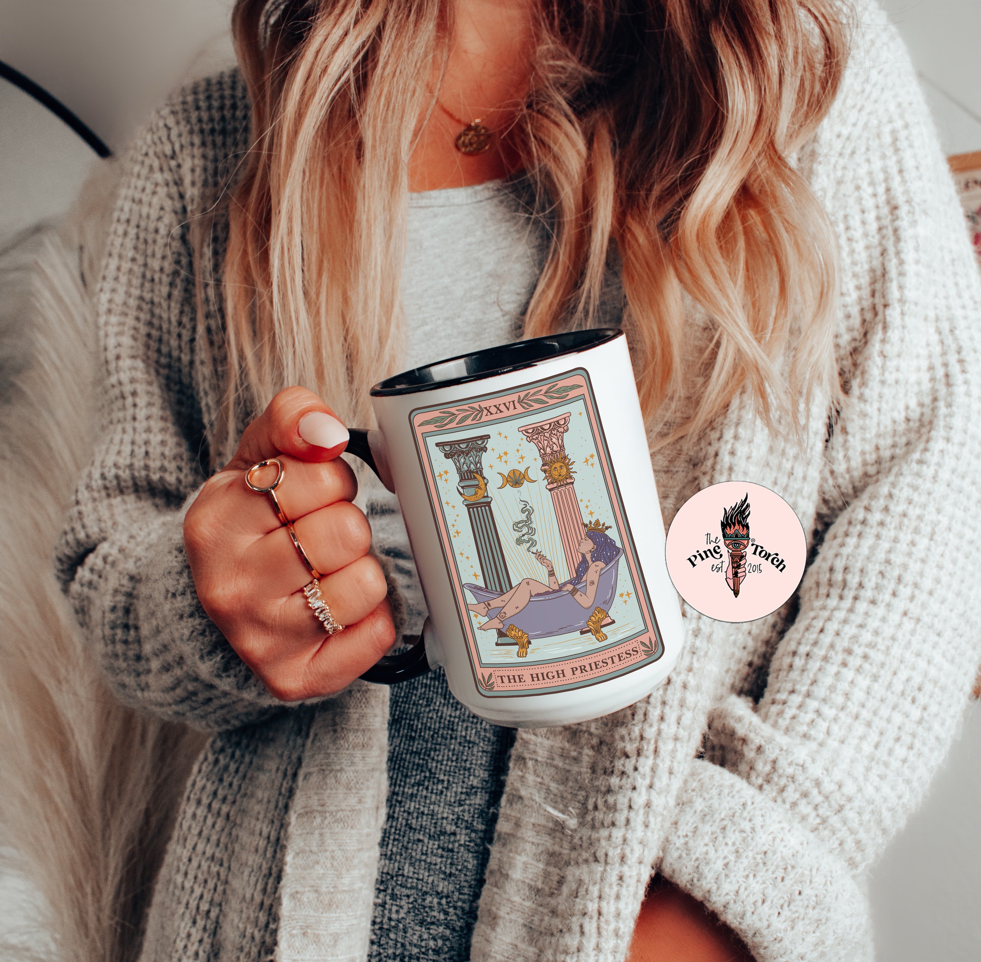 THE HIGH PRIESTESS // 15 oz COFFEE MUG
