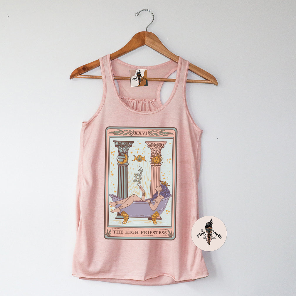 THE HIGH PRIESTESS // FLOWY RACERBACK TANK