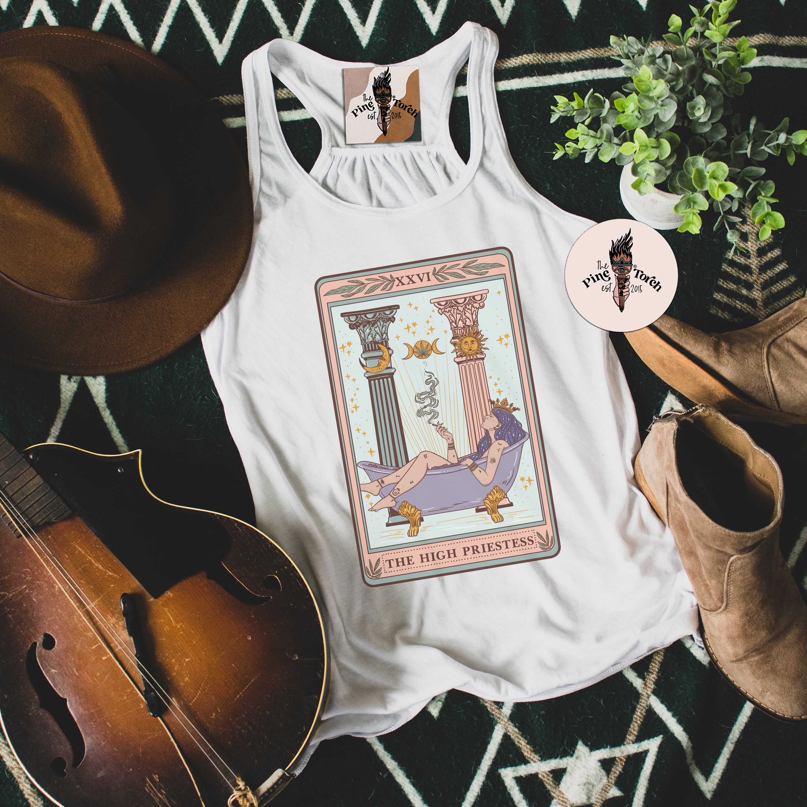THE HIGH PRIESTESS // FLOWY RACERBACK TANK