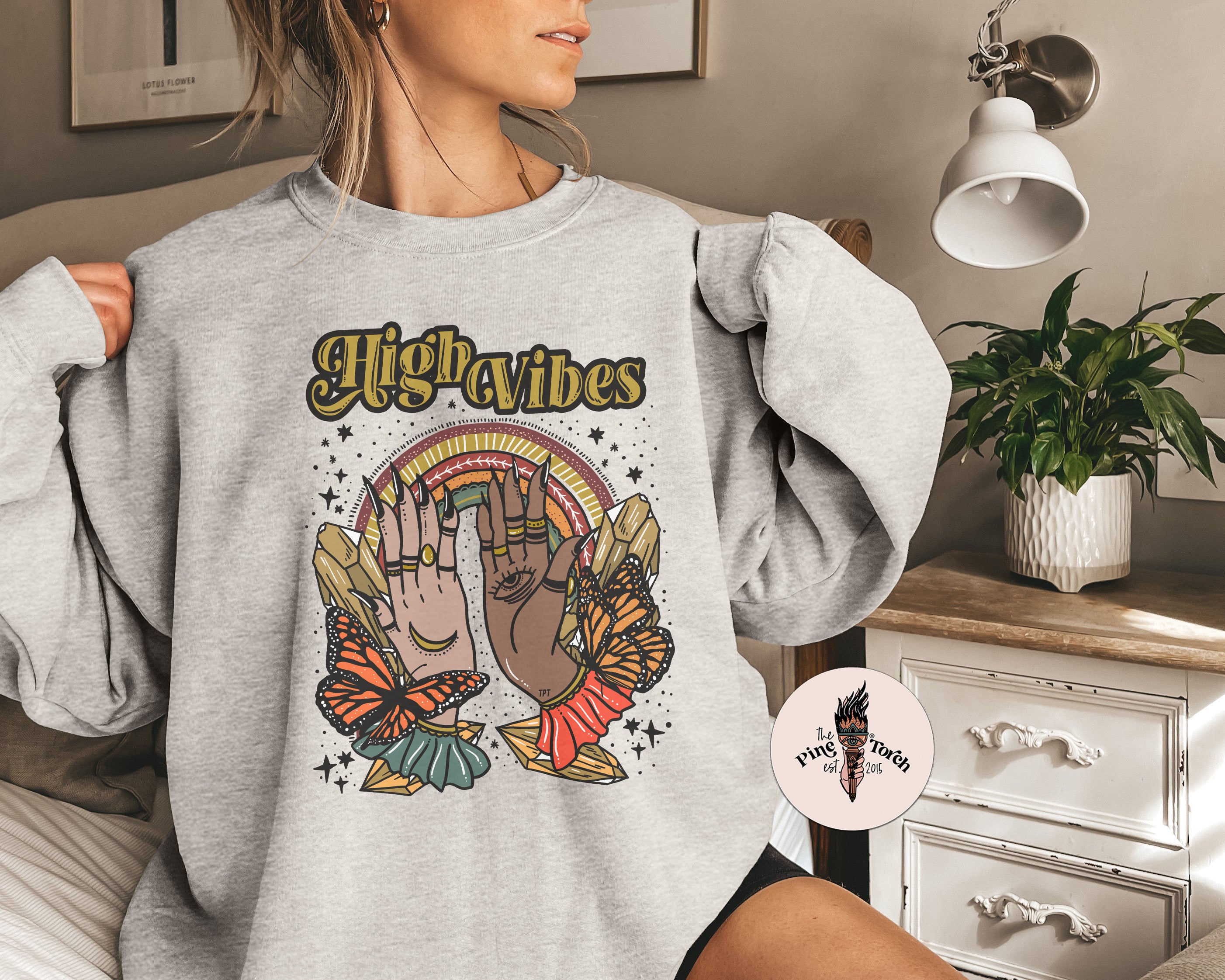 HIGH VIBES // UNISEX PULLOVER