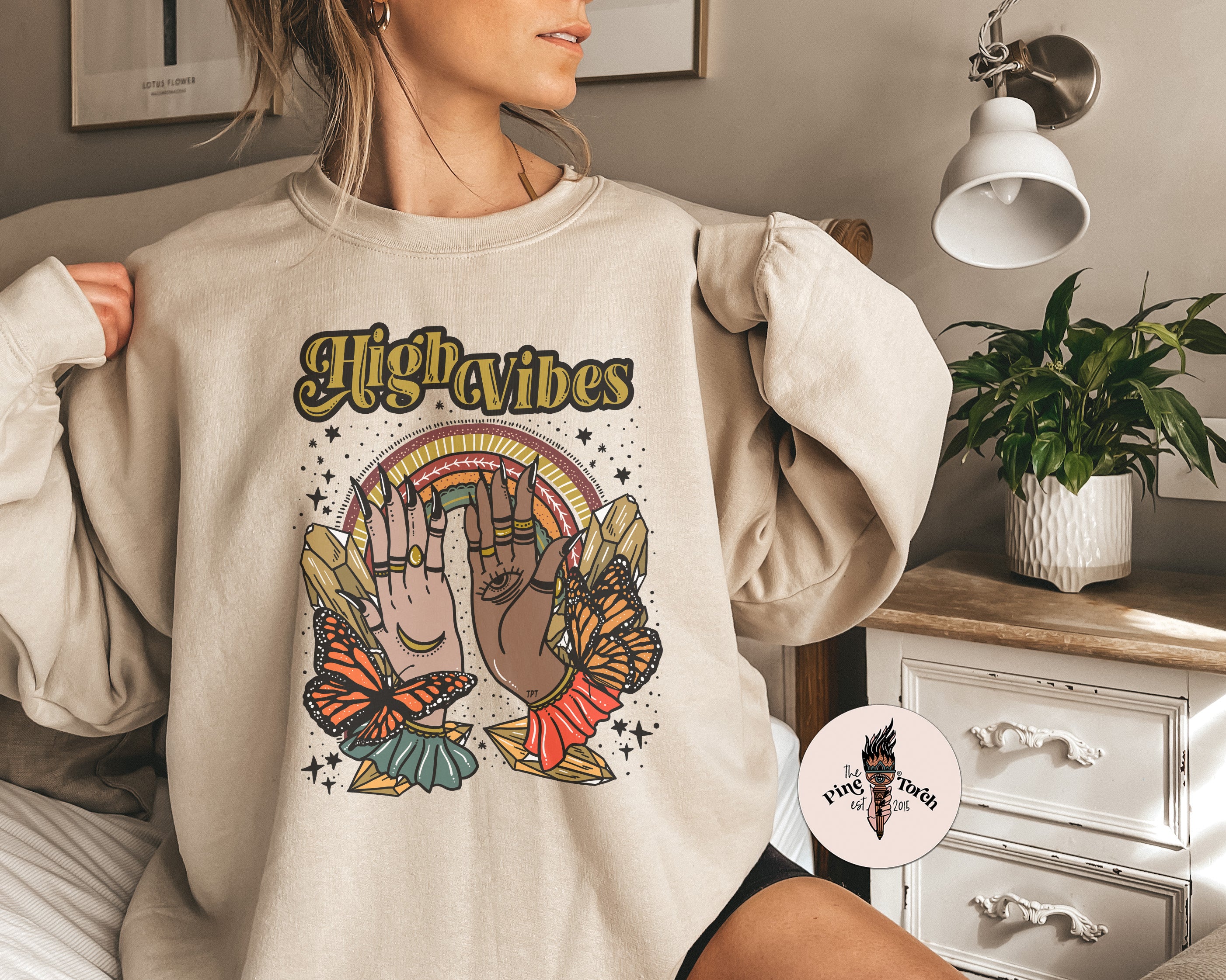 HIGH VIBES // UNISEX PULLOVER