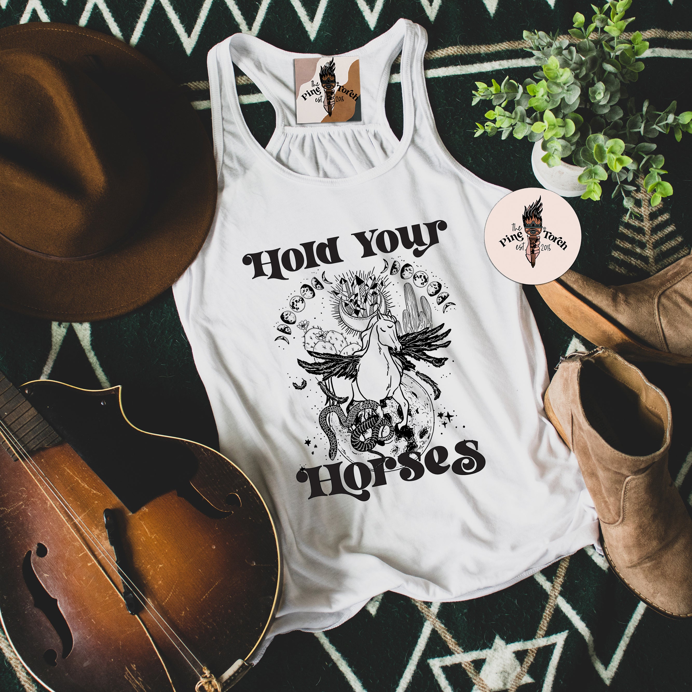 HOLD YOUR HORSES // FLOWY RACERBACK TANK
