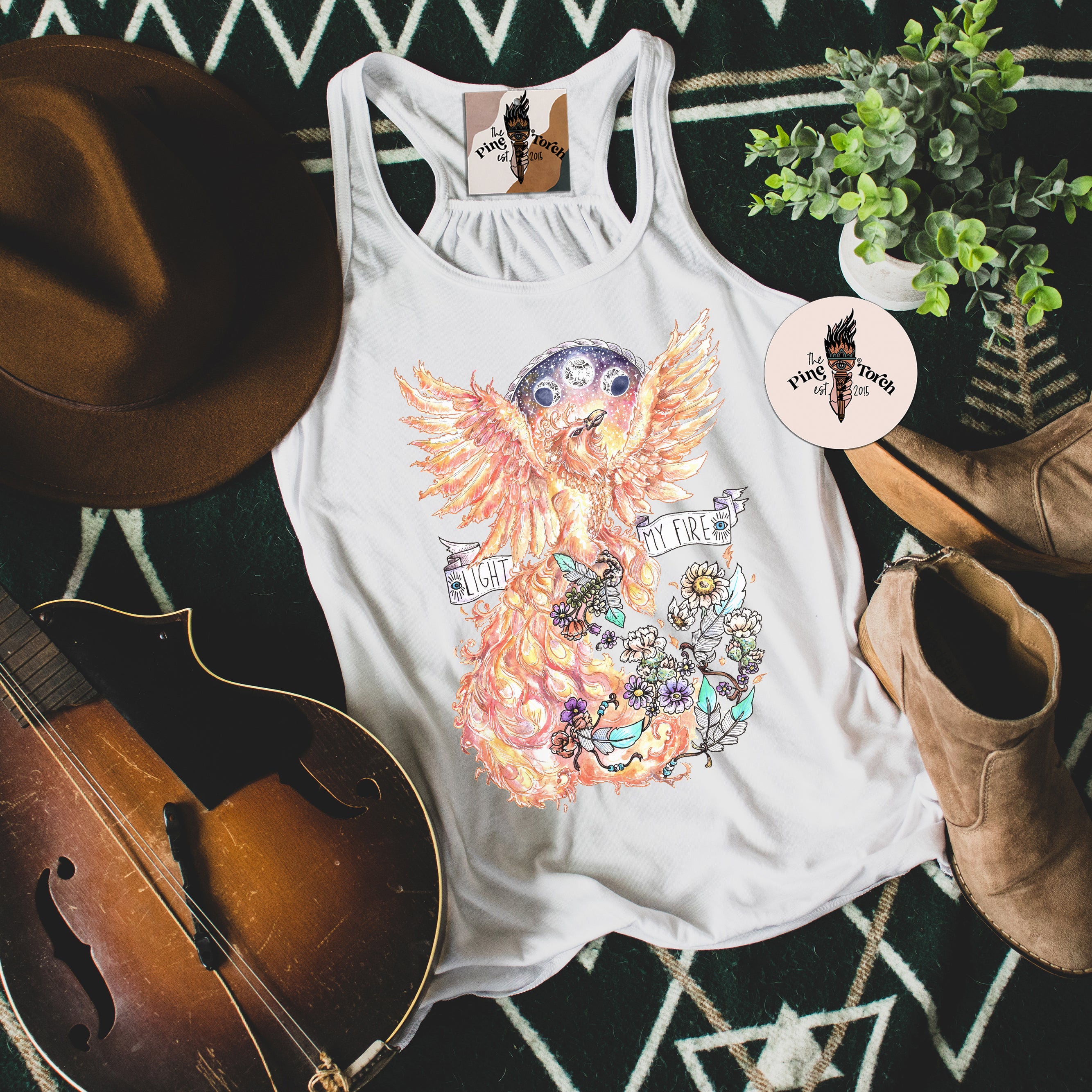 LIGHT MY FIRE // FLOWY RACERBACK TANK
