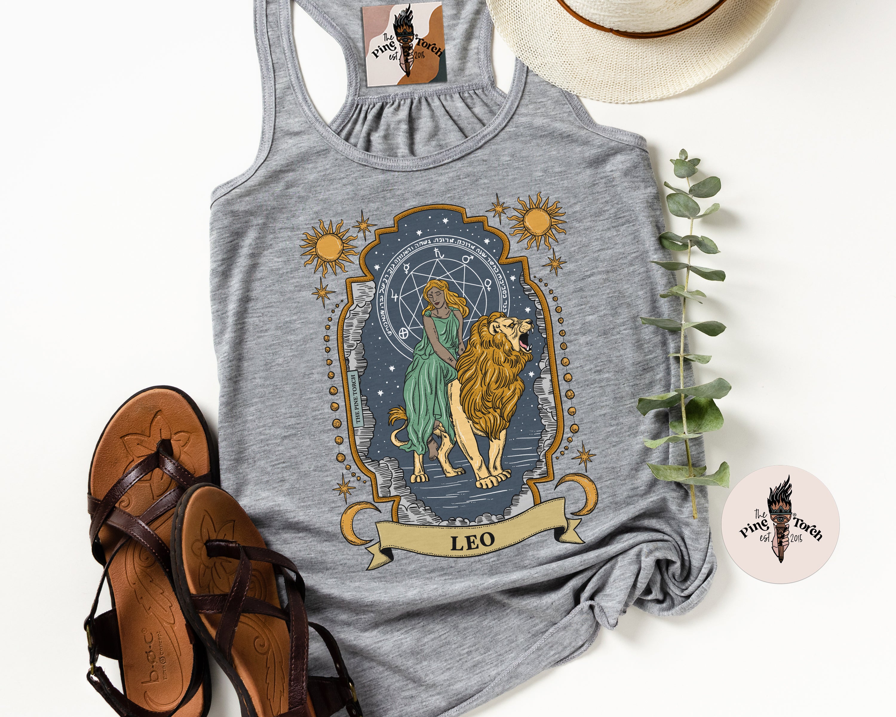 LEO // FLOWY RACERBACK TANK