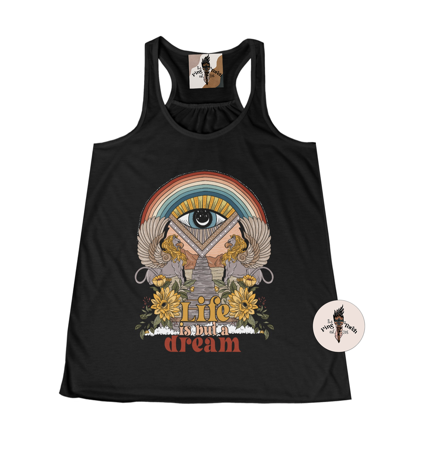 LIFE IS BUT A DREAM // FLOWY RACERBACK TANK