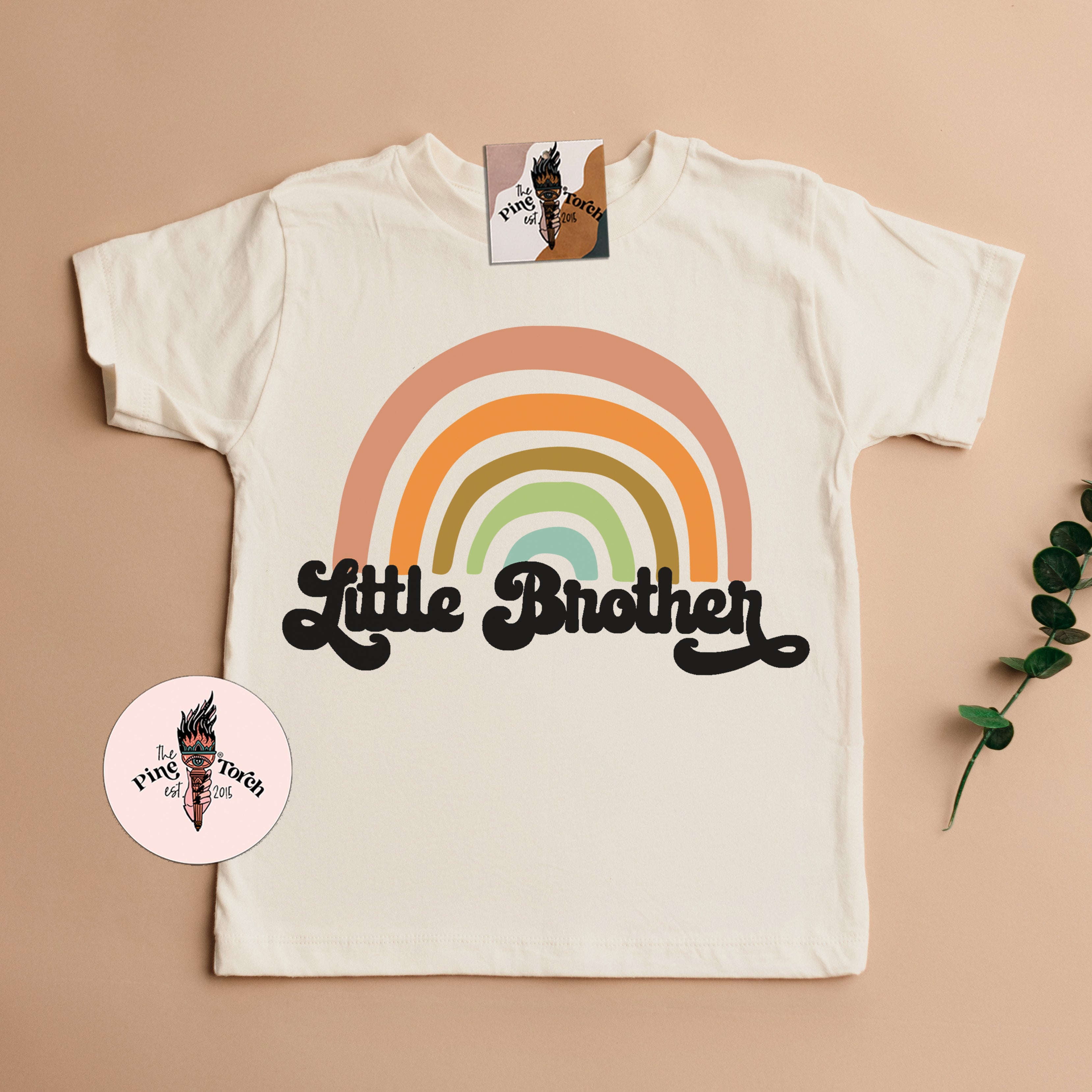 « LITTLE BROTHER RETRO RAINBOW » KID'S TEE