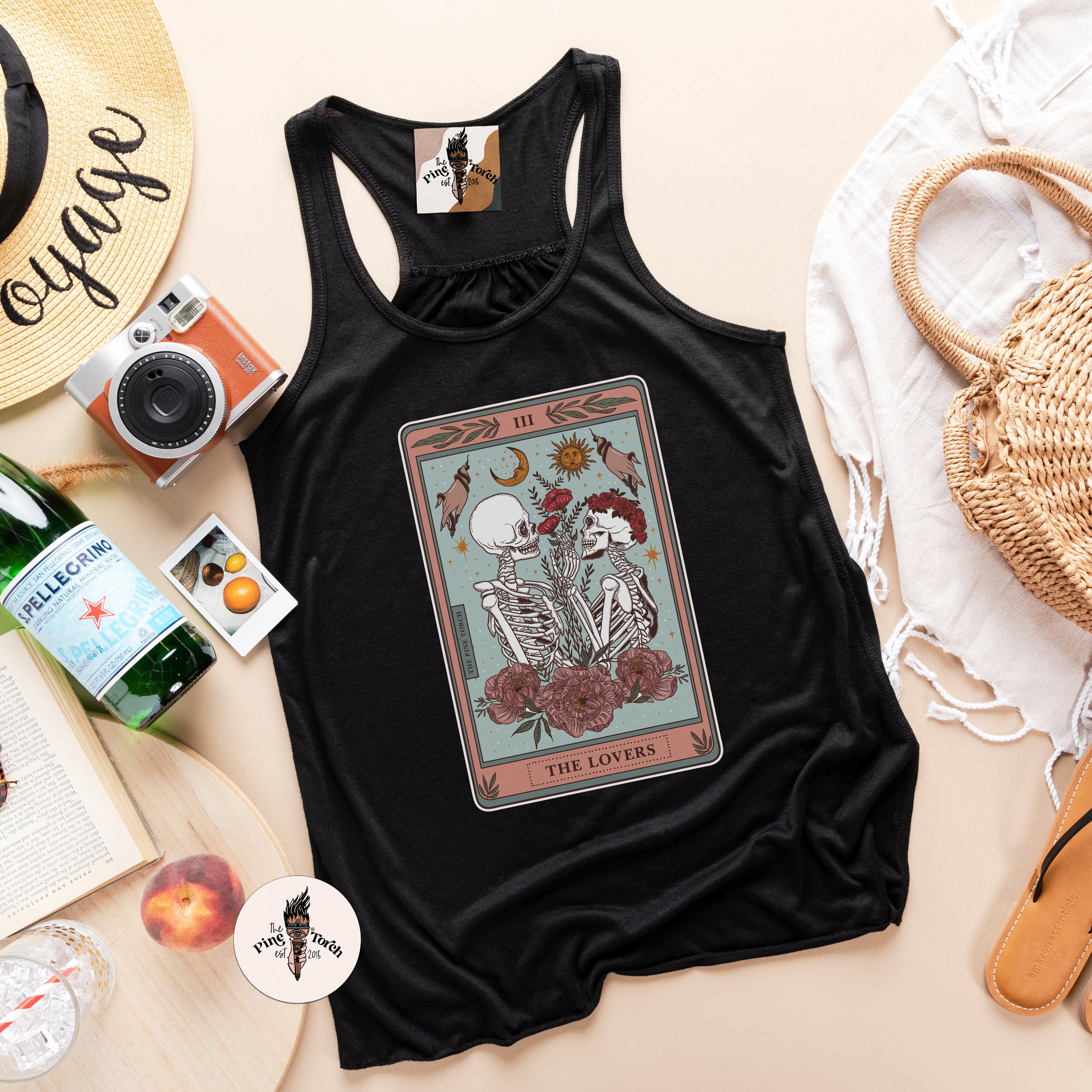 THE LOVERS // FLOWY RACERBACK TANK