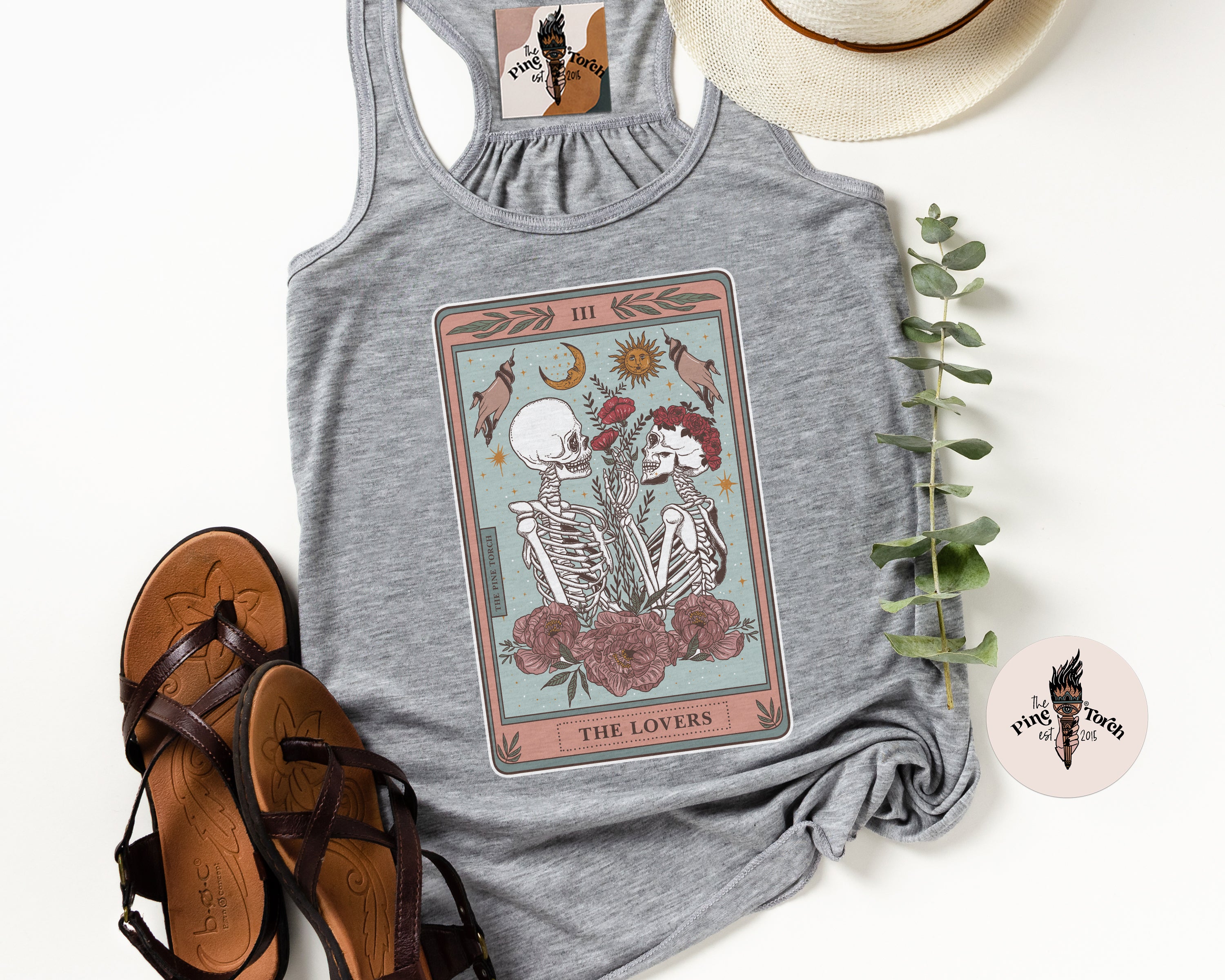 THE LOVERS // FLOWY RACERBACK TANK