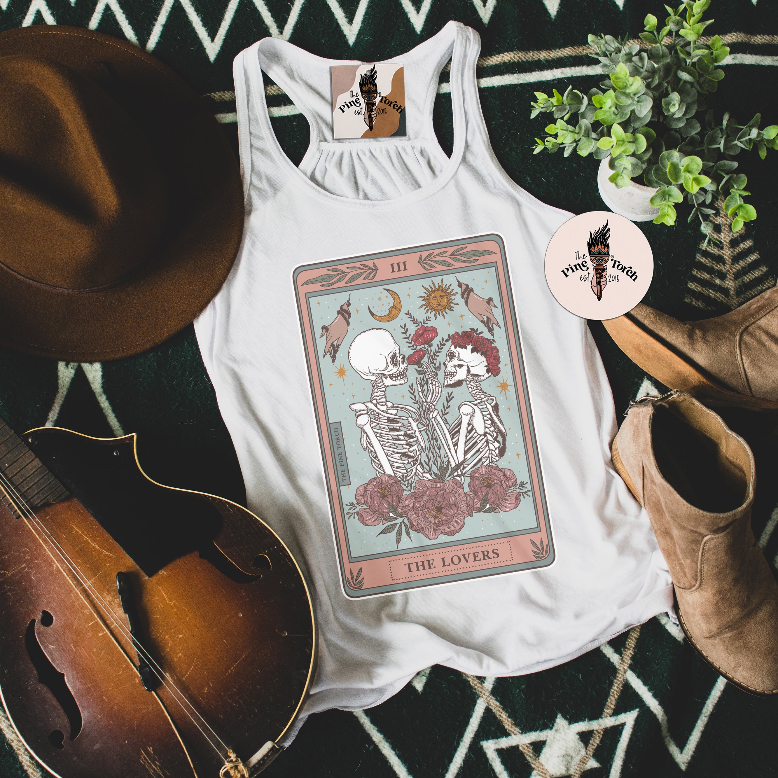 THE LOVERS // FLOWY RACERBACK TANK