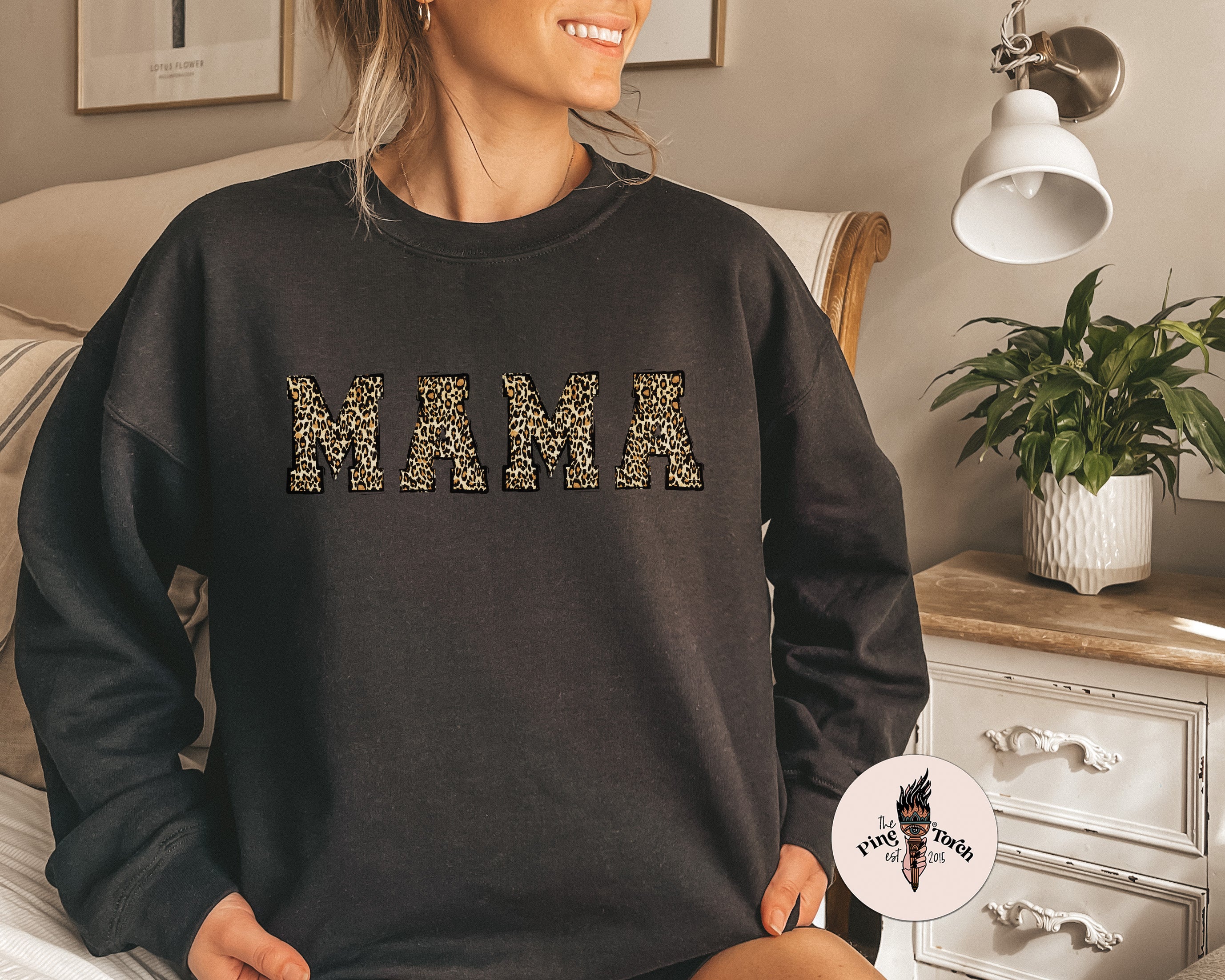 MAMA LEOPARD PRINT // UNISEX PULLOVER