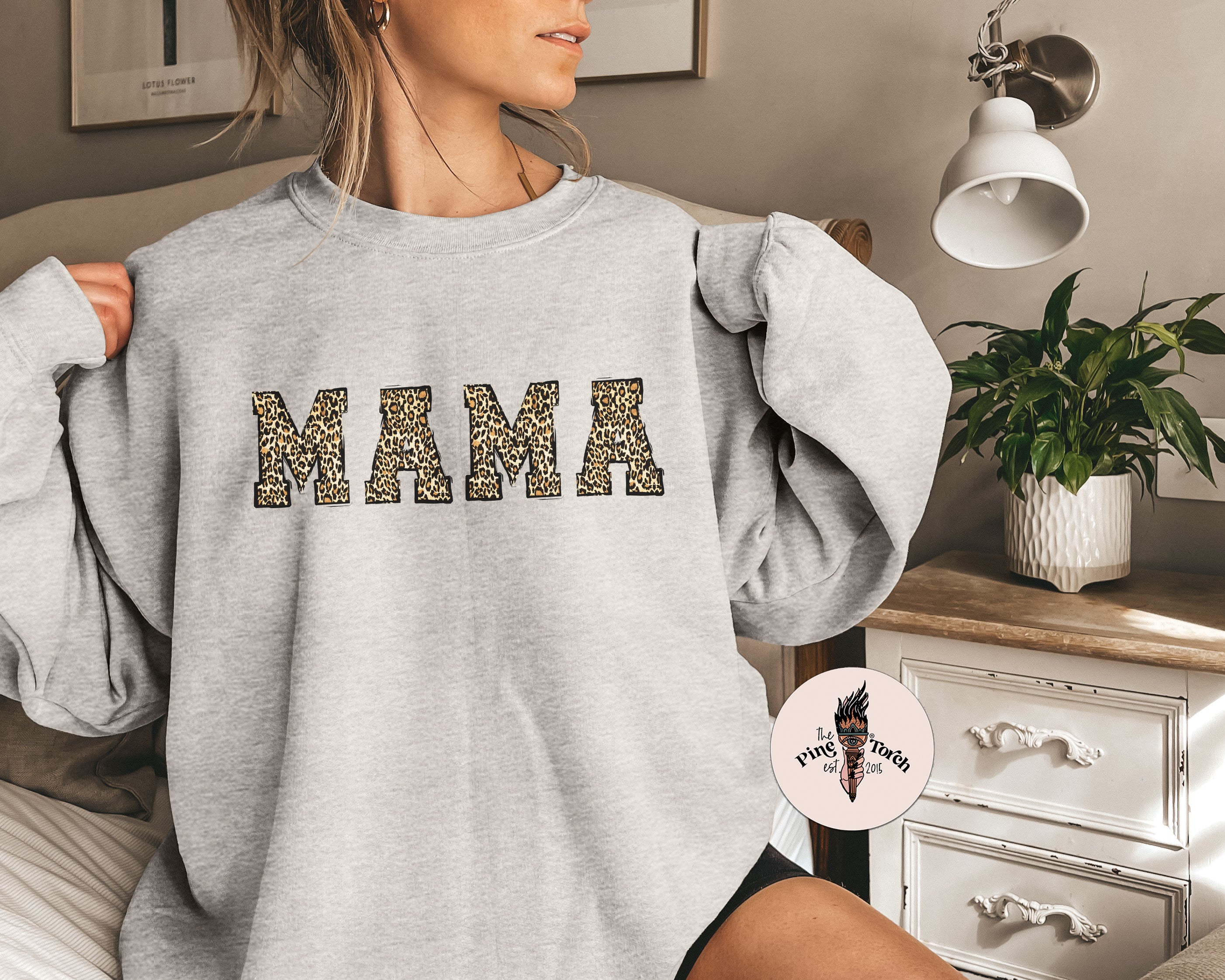 MAMA LEOPARD PRINT // UNISEX PULLOVER