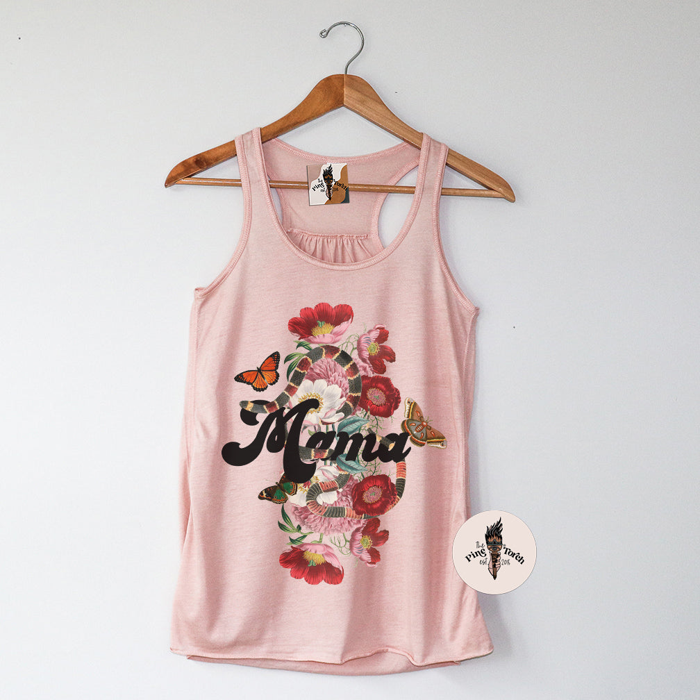 MAMA SNAKE // FLOWY RACERBACK TANK